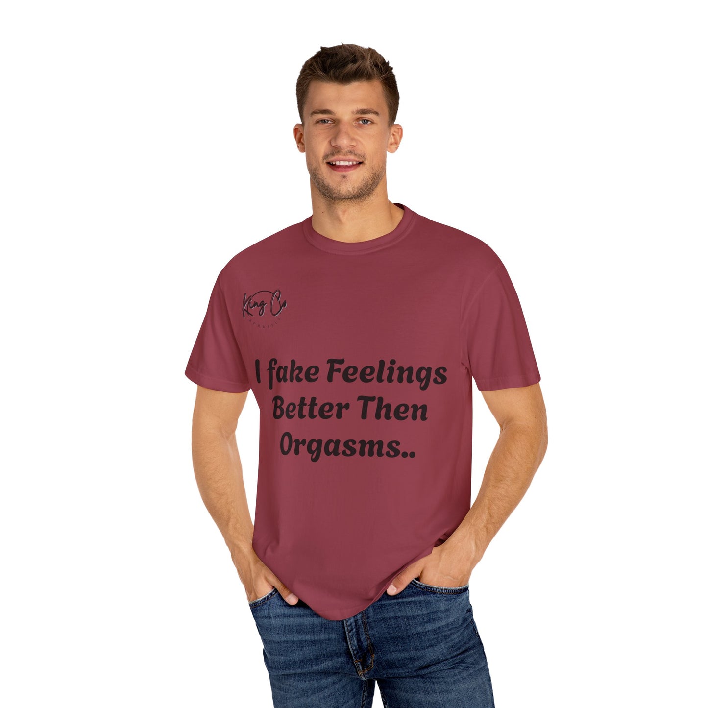 Funny Garment-Dyed T-shirt, Humorous Tee, Gift for Couples, Relaxed Fit, Casual Wear, Statement Shirt, Gift for Him/Her