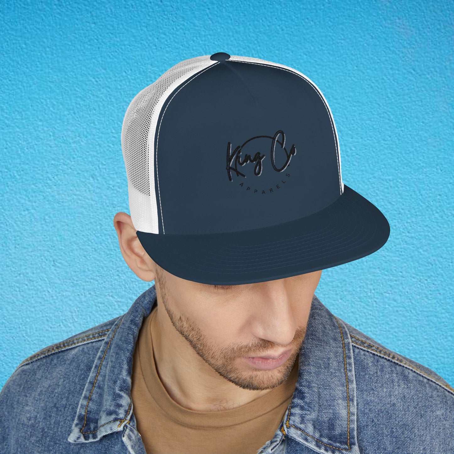 King Co Apparels, Stylish 5 Panel Trucker Cap
