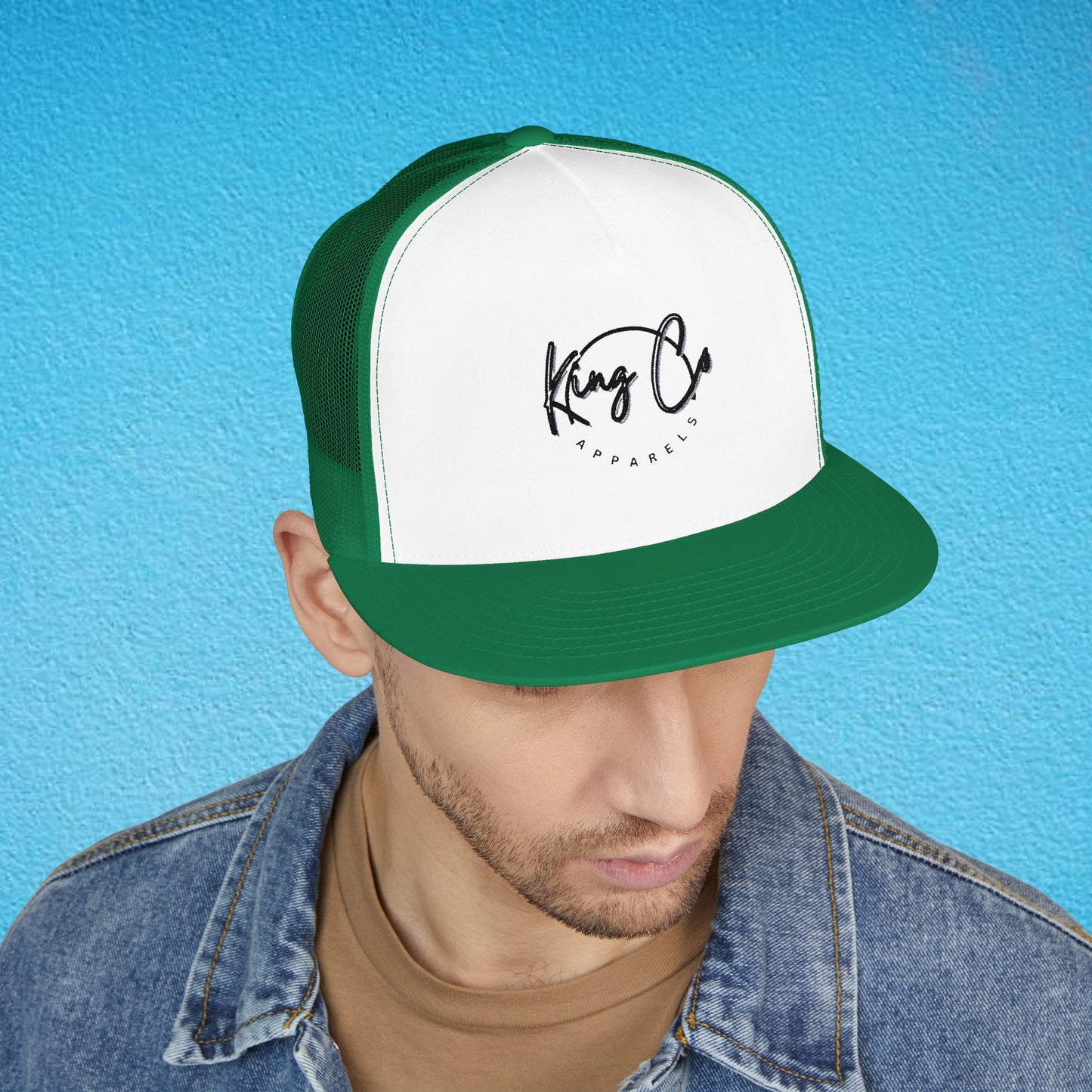 King Co Apparels, Stylish 5 Panel Trucker Cap