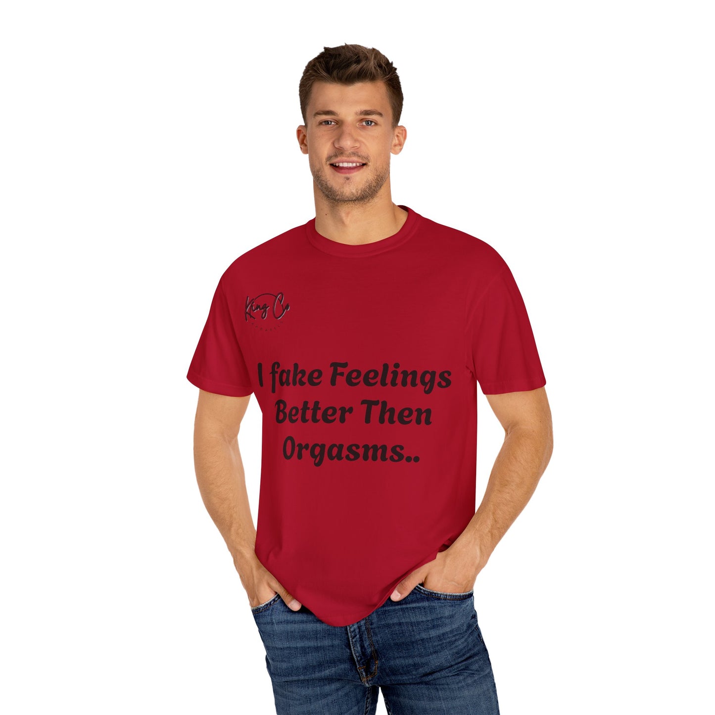 Funny Garment-Dyed T-shirt, Humorous Tee, Gift for Couples, Relaxed Fit, Casual Wear, Statement Shirt, Gift for Him/Her