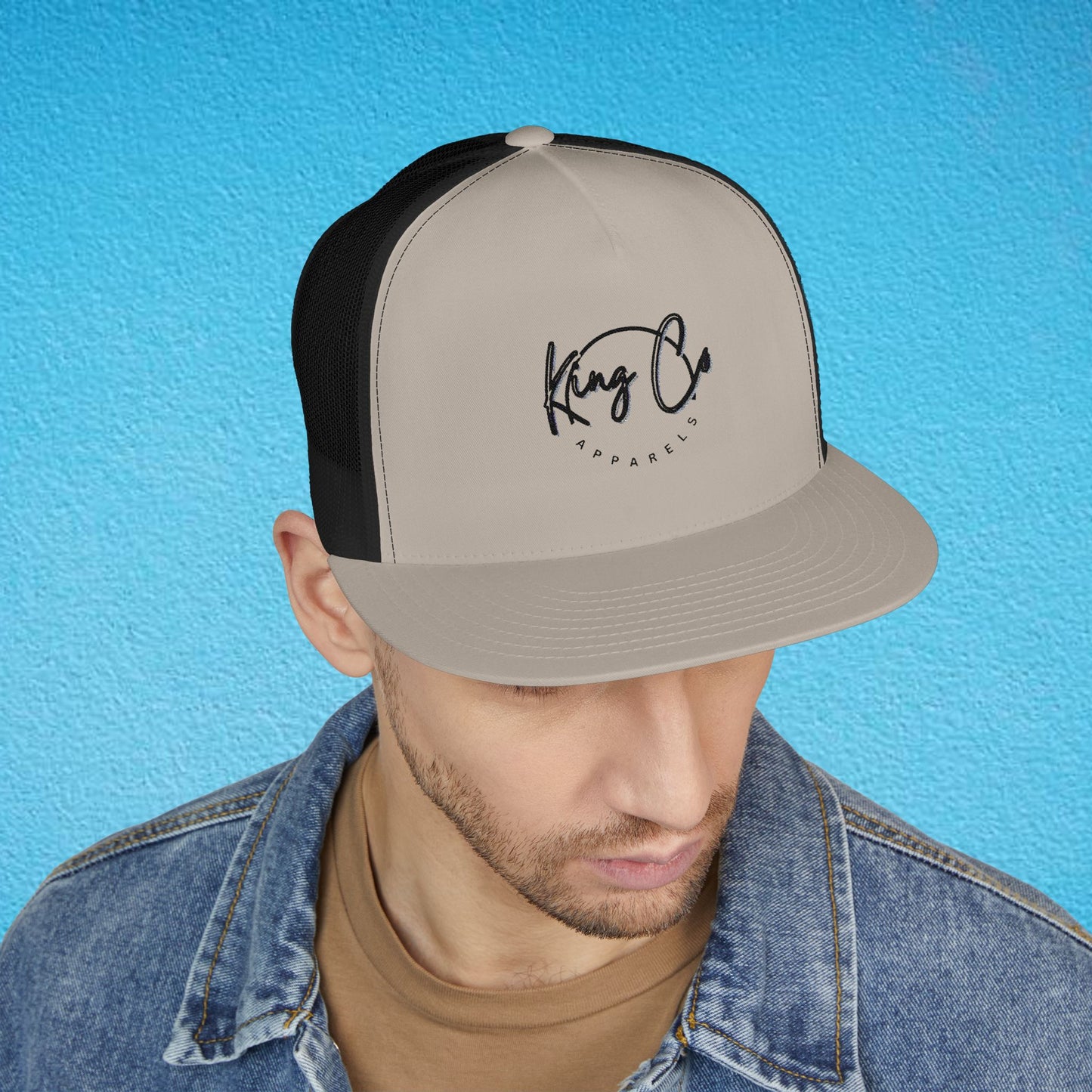 King Co Apparels, Stylish 5 Panel Trucker Cap