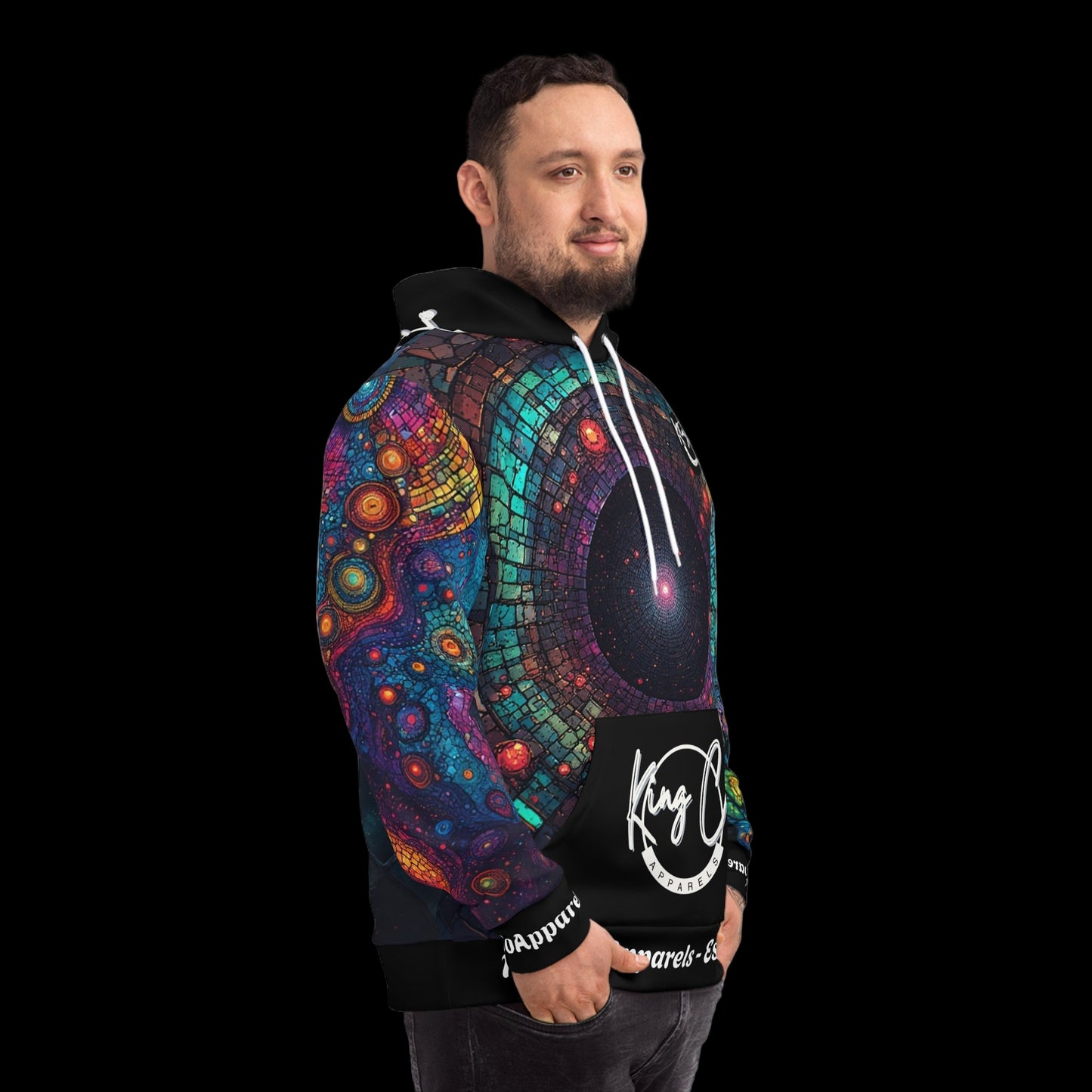 KingCoApparels "Galactical Passage" Unisex Medium Blend™ Hooded Sweatshirt