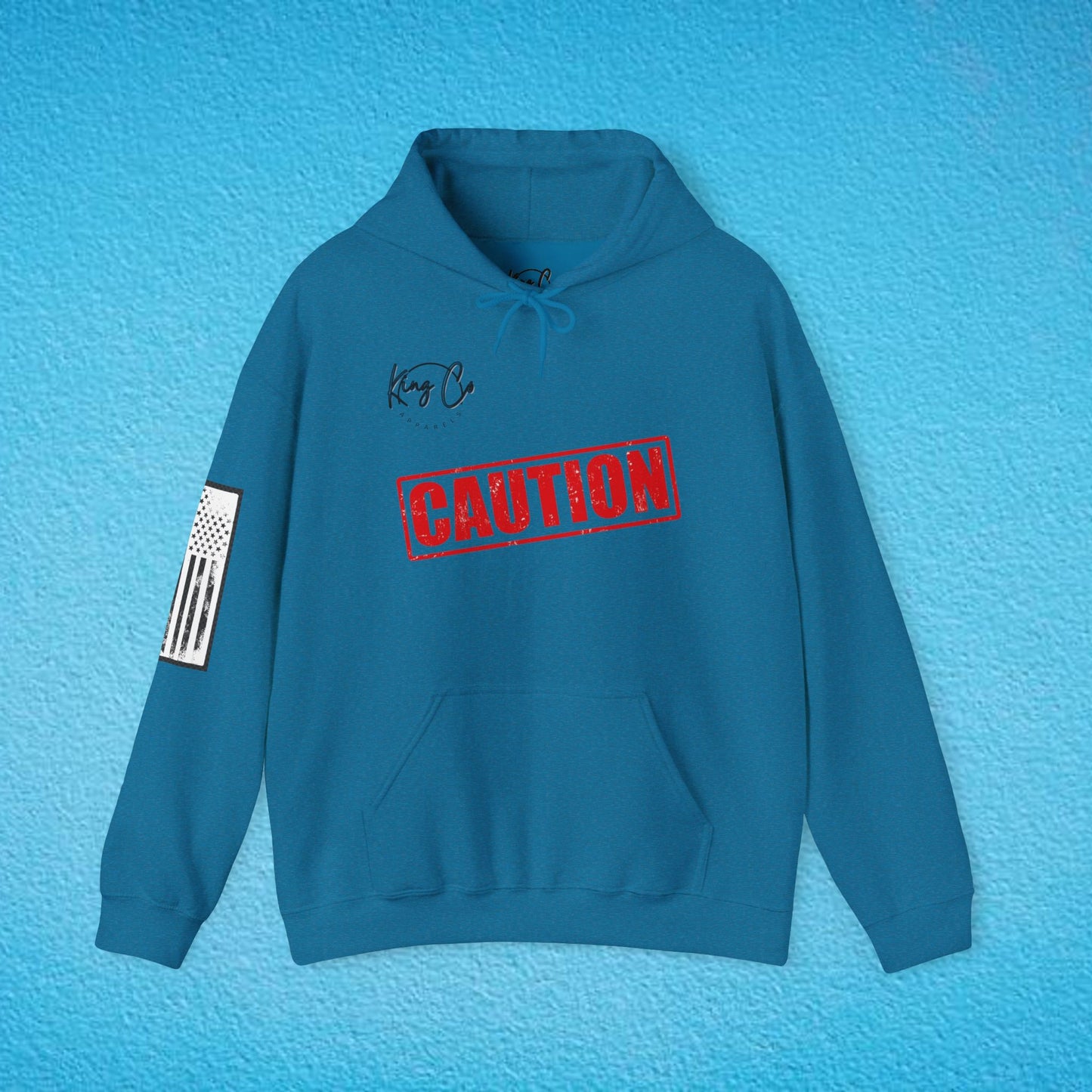 CAUTION "Do Not Engage Without Snacks.." Unisex Heavy Blend™ Hooded Sweatshirt