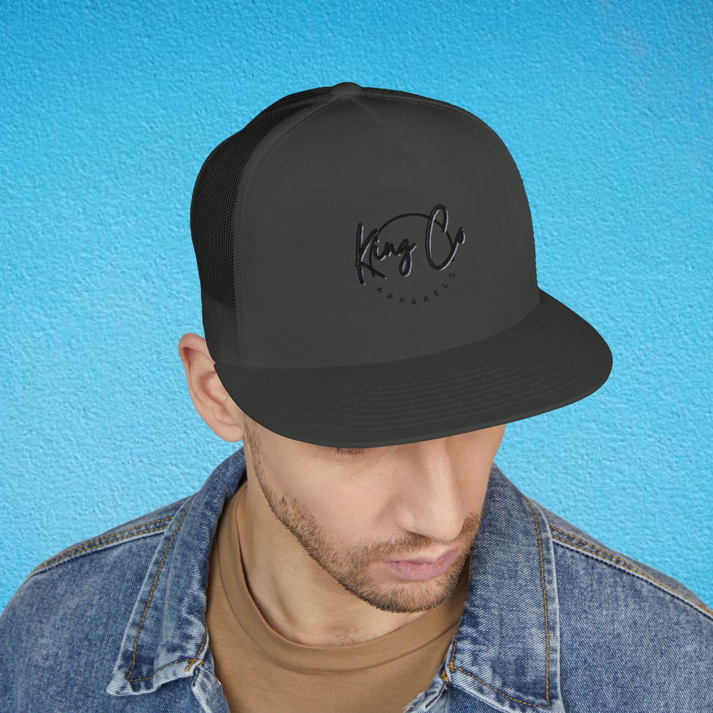 King Co Apparels, Stylish 5 Panel Trucker Cap
