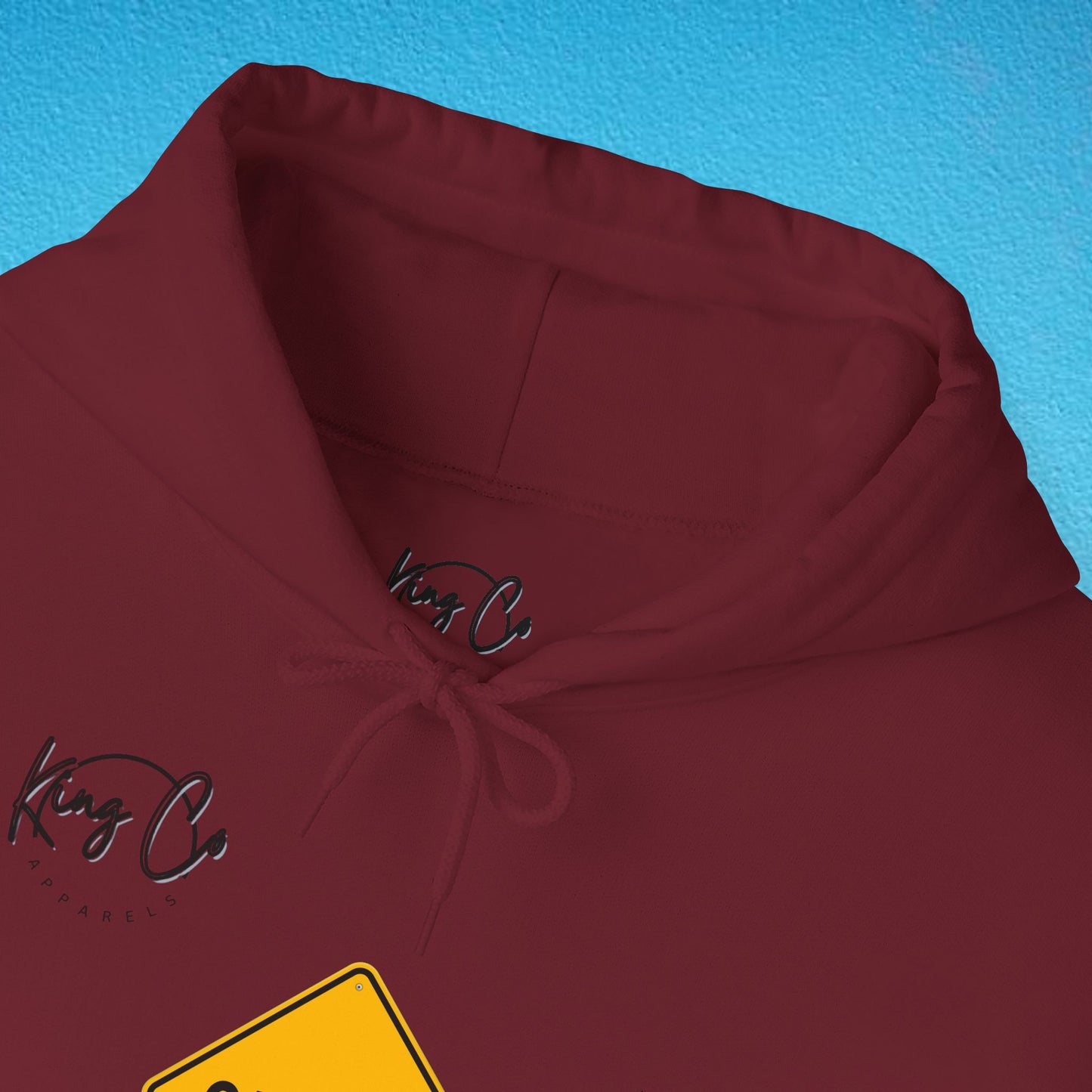 CAUTION "Has Opinions And Isn't Afraid To Use Them.." Unisex Heavy Blend™ Hooded Sweatshirt