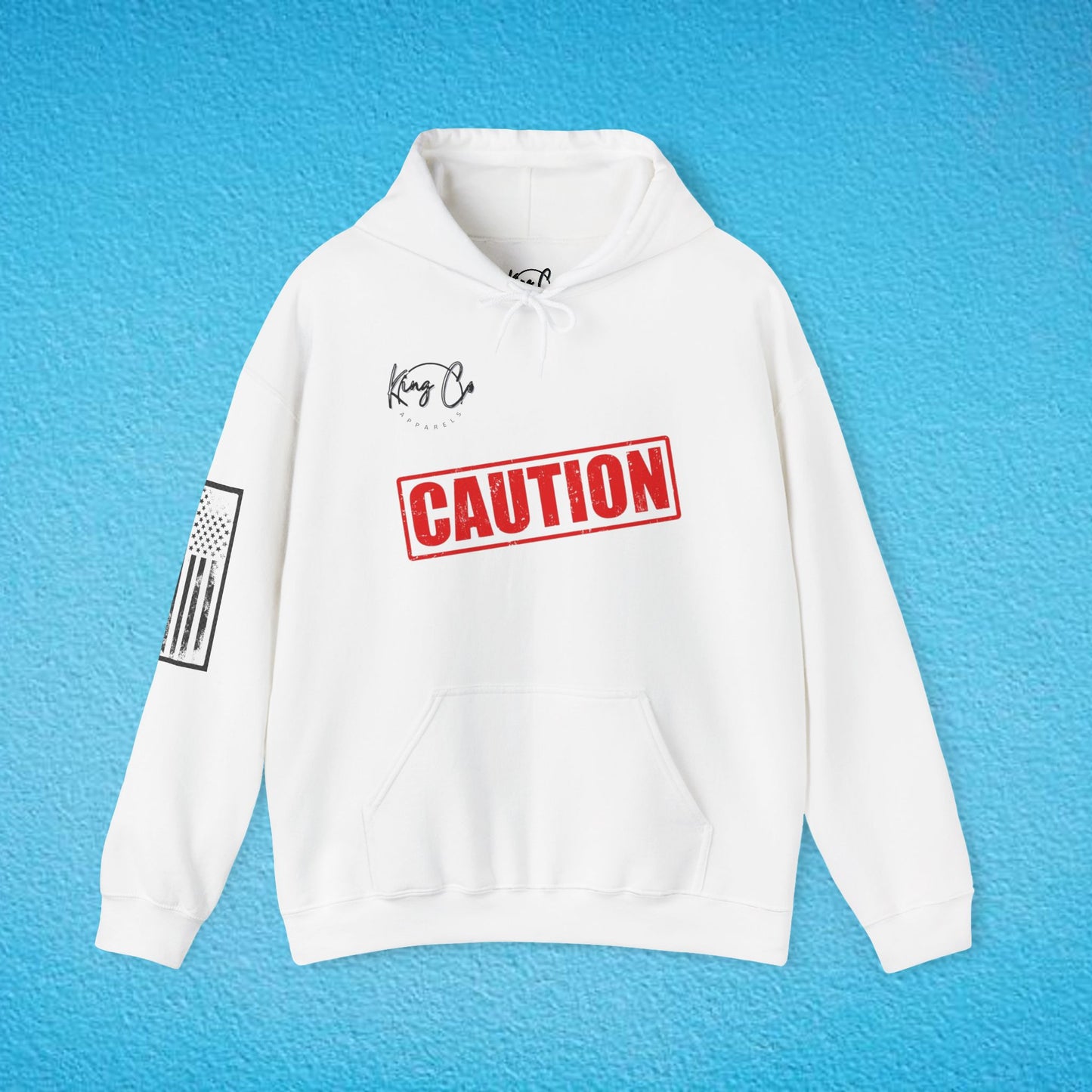 CAUTION "Do Not Engage Without Snacks.." Unisex Heavy Blend™ Hooded Sweatshirt
