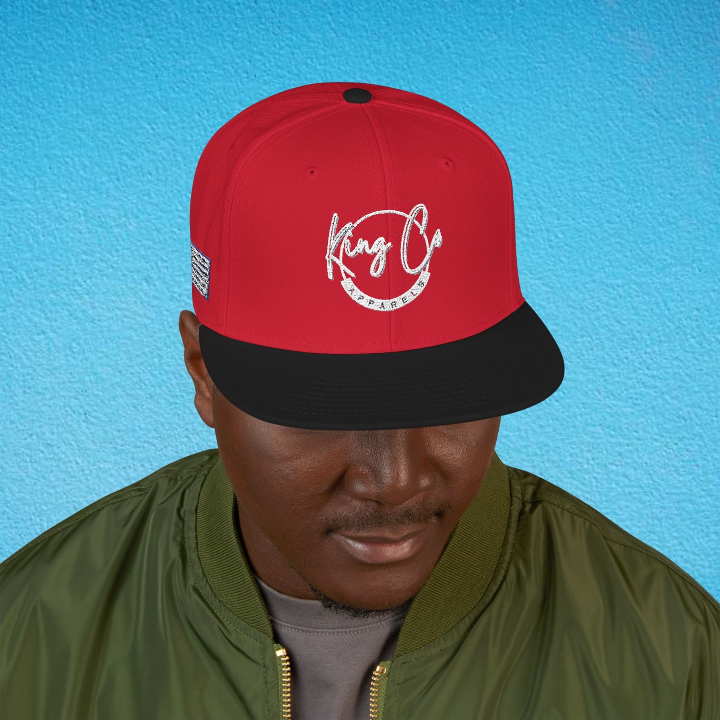 King Co Apparels, Embroidered Snapback Cap