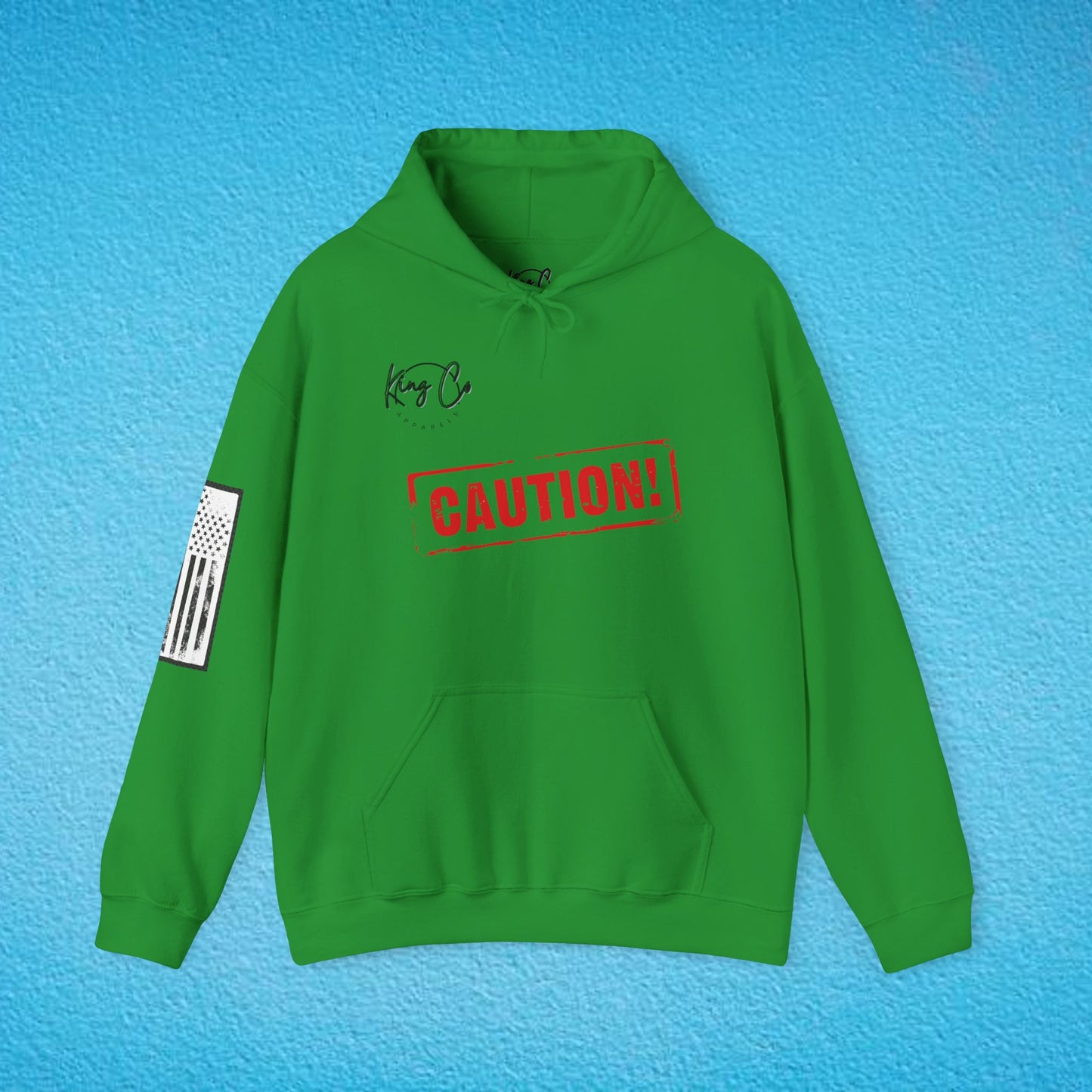 CAUTION "No Emotional Support Included.." Unisex Heavy Blend™ Hooded Sweatshirt