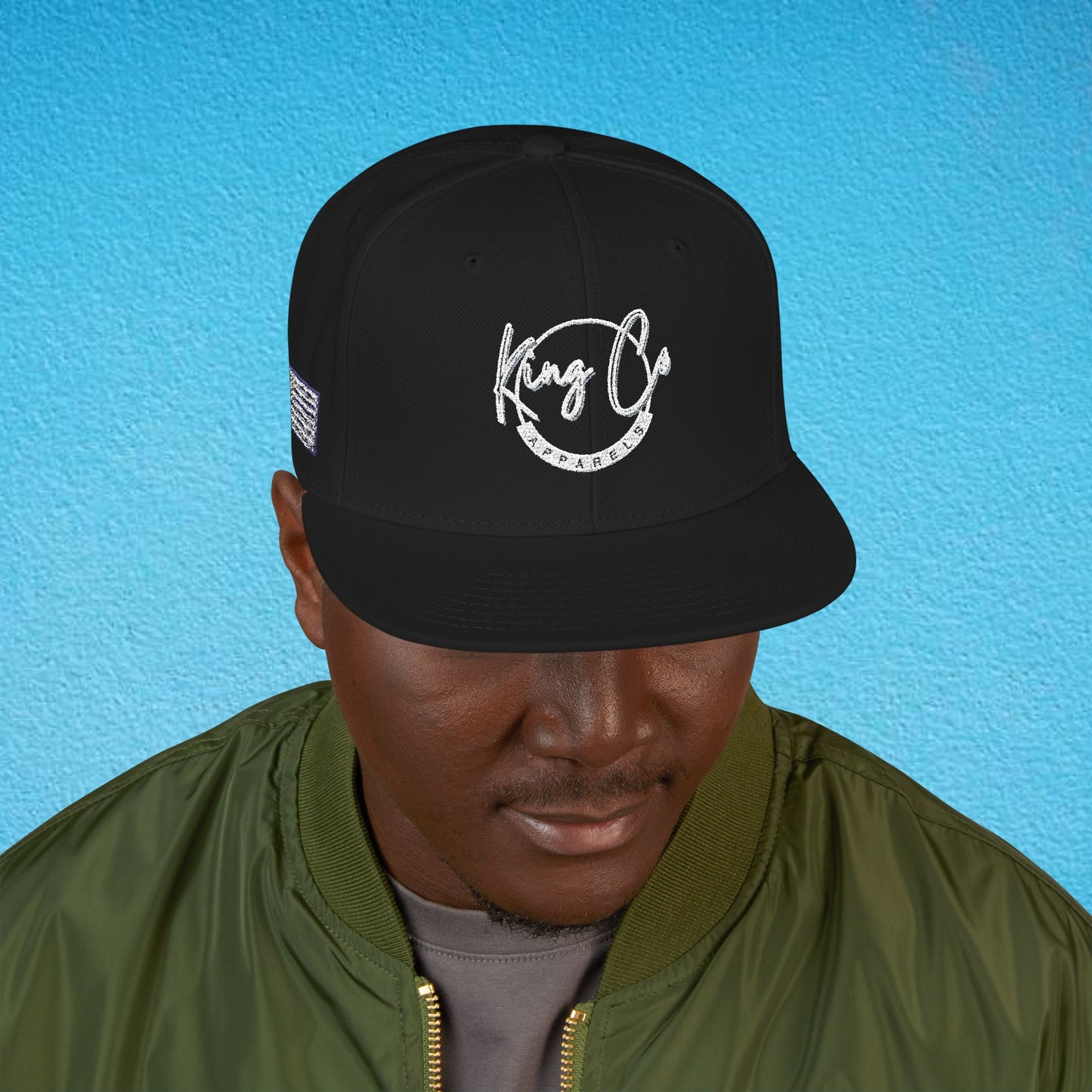 King Co Apparels, Embroidered Snapback Cap