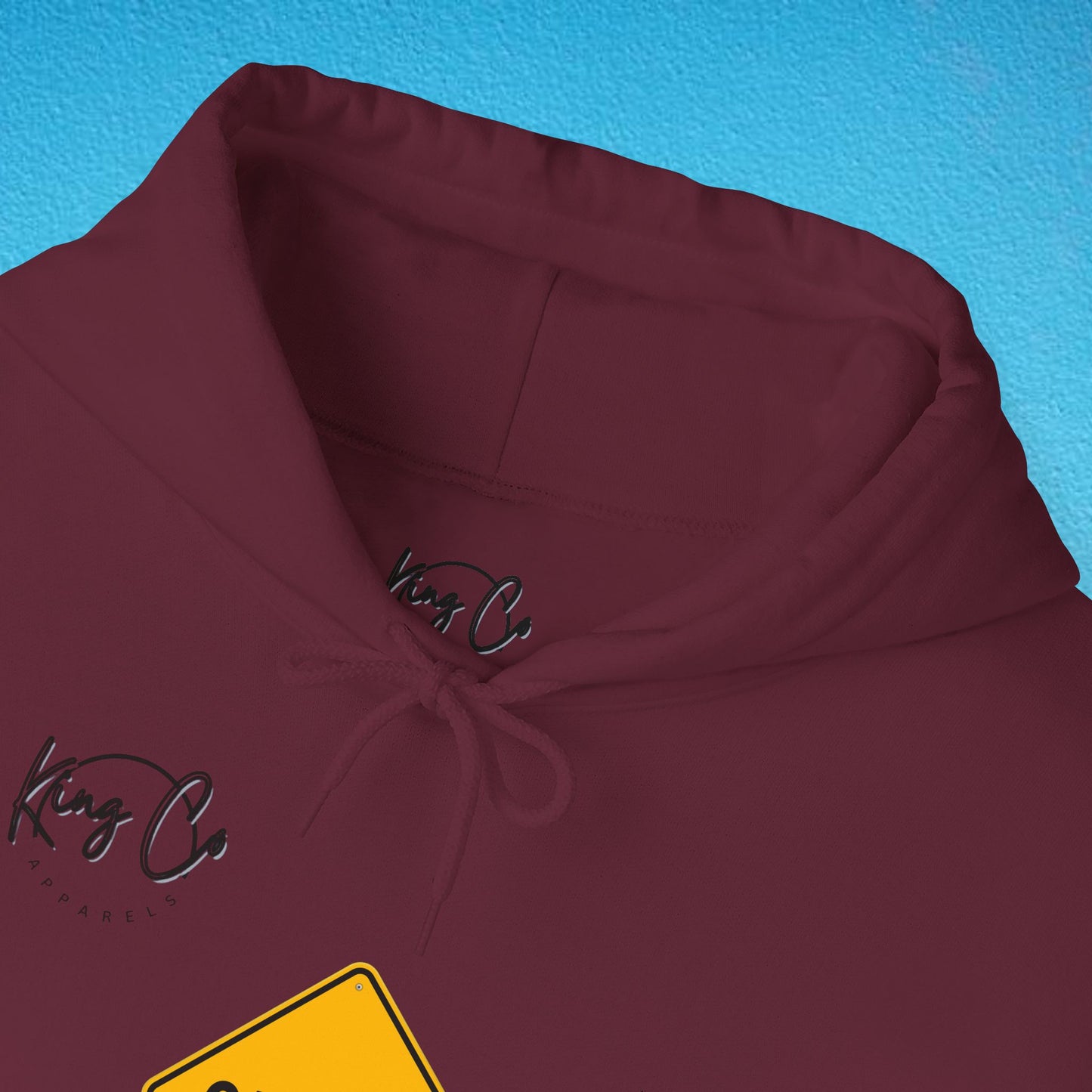 CAUTION "Has Opinions And Isn't Afraid To Use Them.." Unisex Heavy Blend™ Hooded Sweatshirt