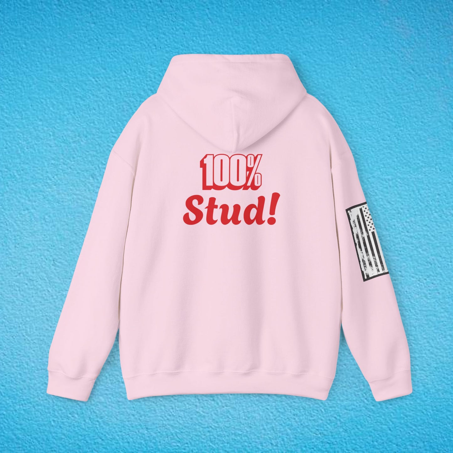 ADVISORY "100% STUD!" Unisex Heavy Blend™ Hooded Sweatshirt