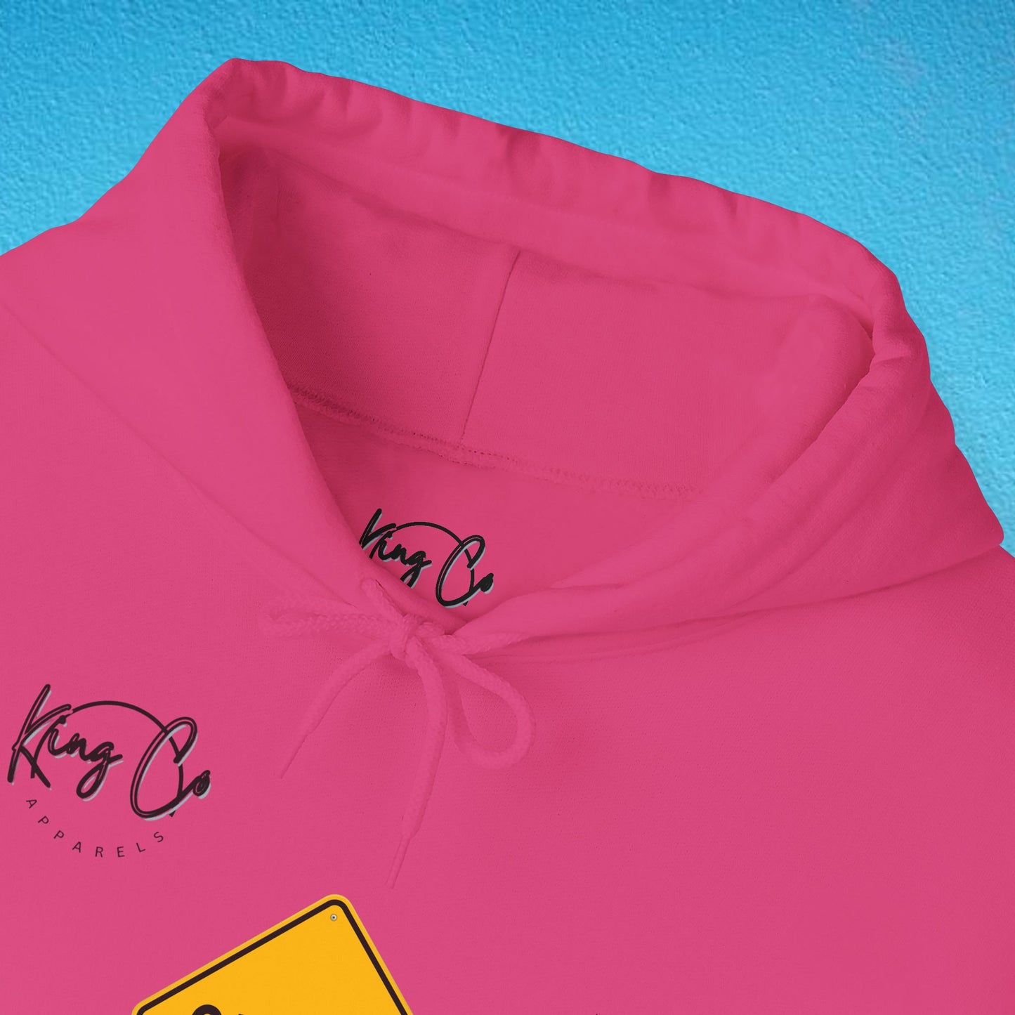 CAUTION "Has Opinions And Isn't Afraid To Use Them.." Unisex Heavy Blend™ Hooded Sweatshirt