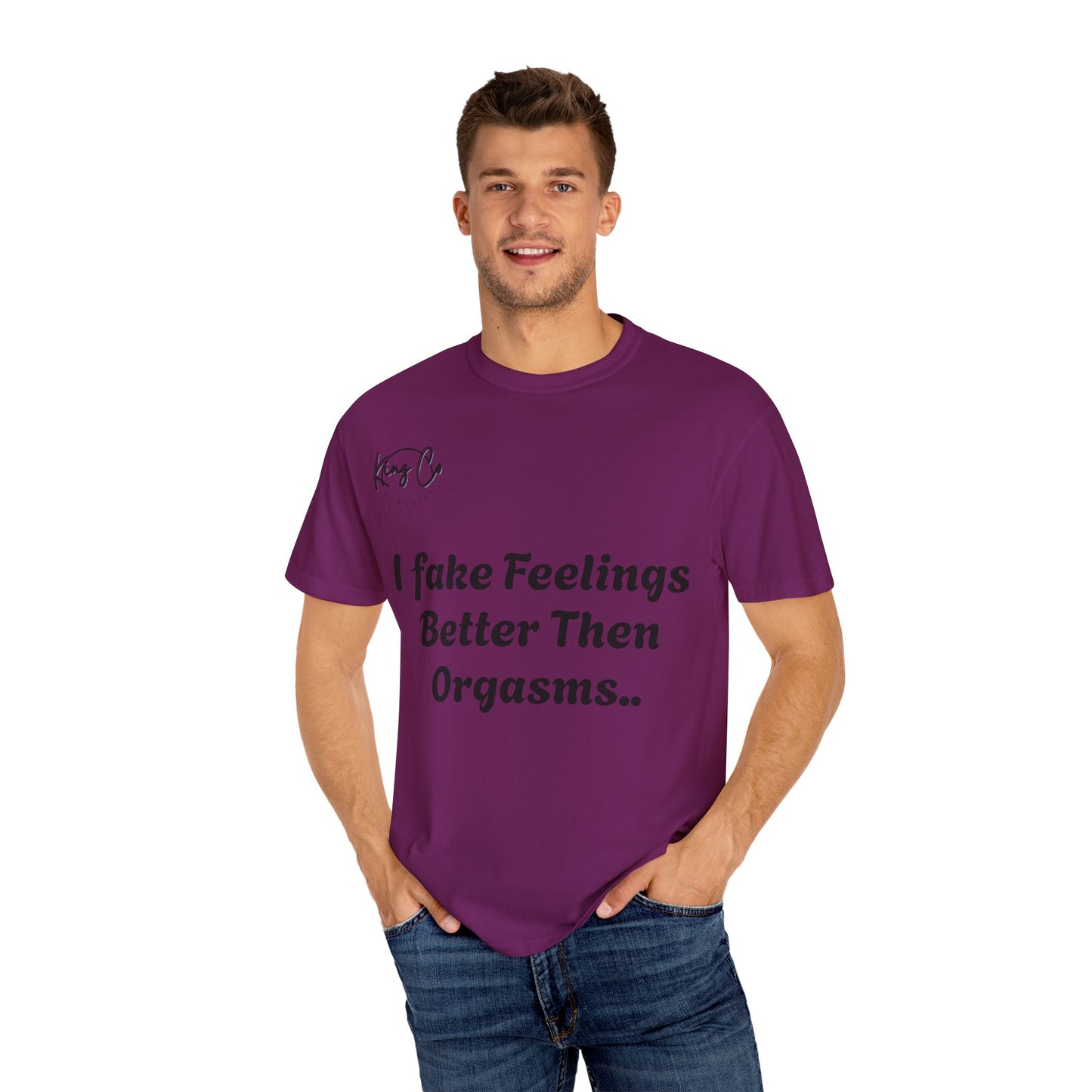 Funny Garment-Dyed T-shirt, Humorous Tee, Gift for Couples, Relaxed Fit, Casual Wear, Statement Shirt, Gift for Him/Her