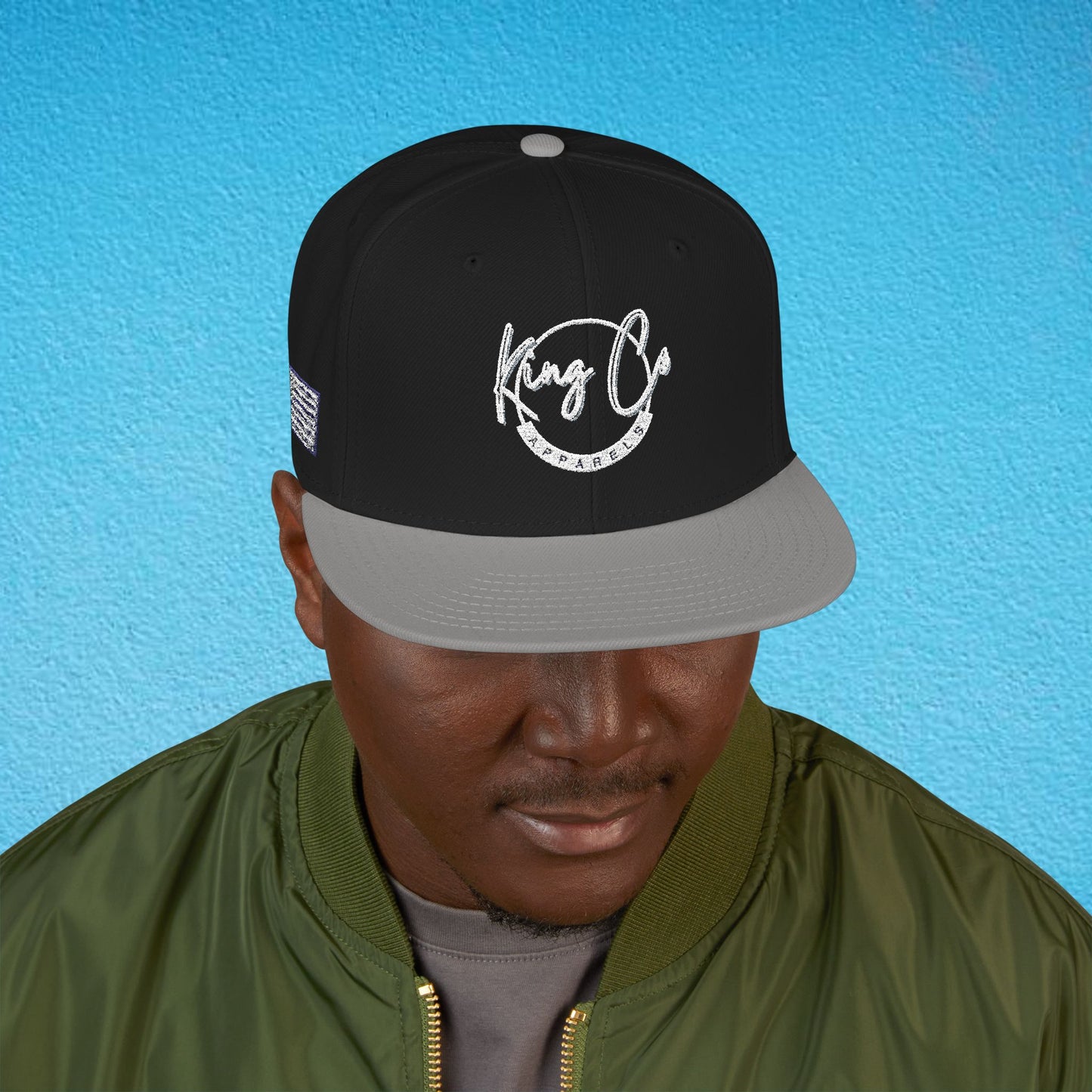 King Co Apparels, Embroidered Snapback Cap