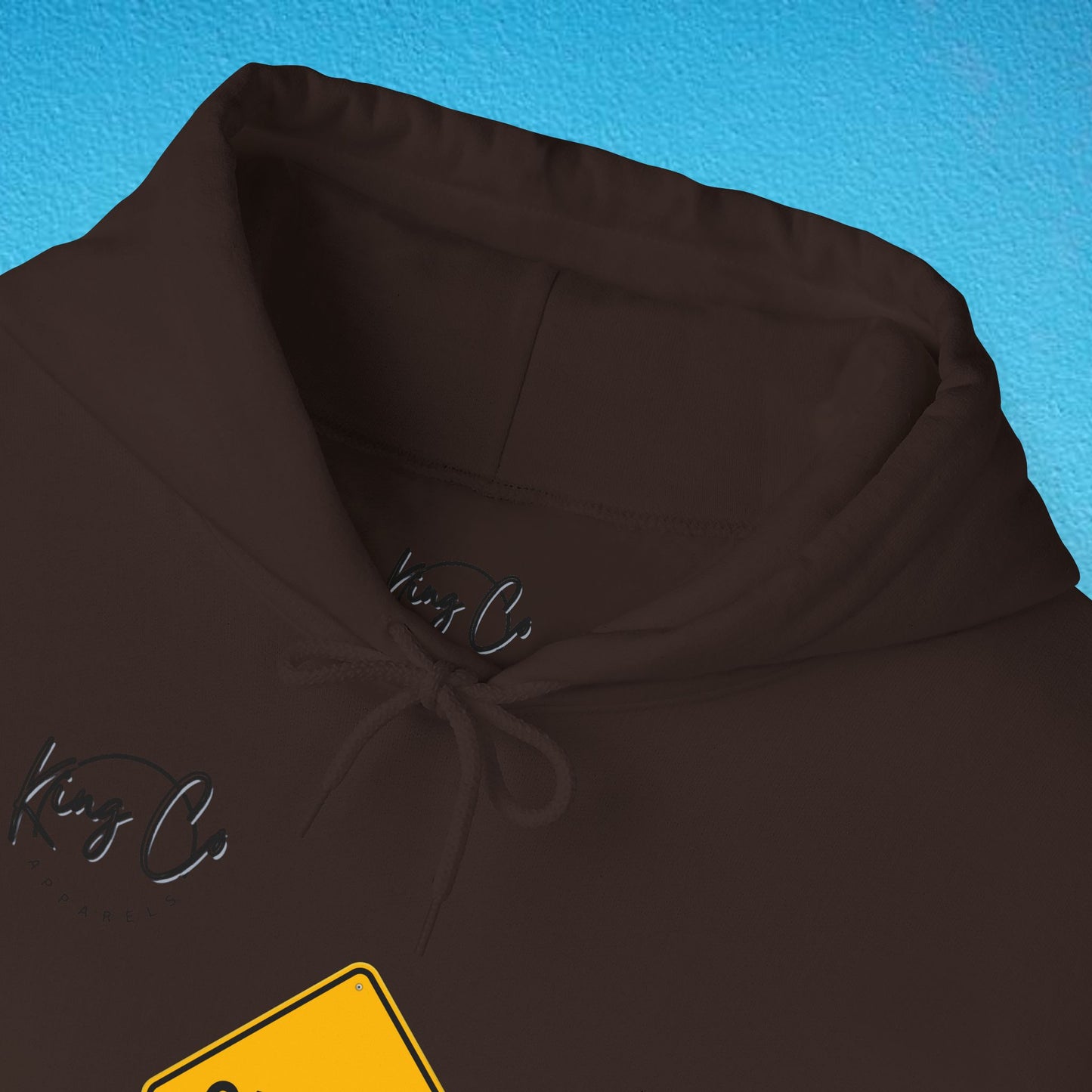 CAUTION "Has Opinions And Isn't Afraid To Use Them.." Unisex Heavy Blend™ Hooded Sweatshirt