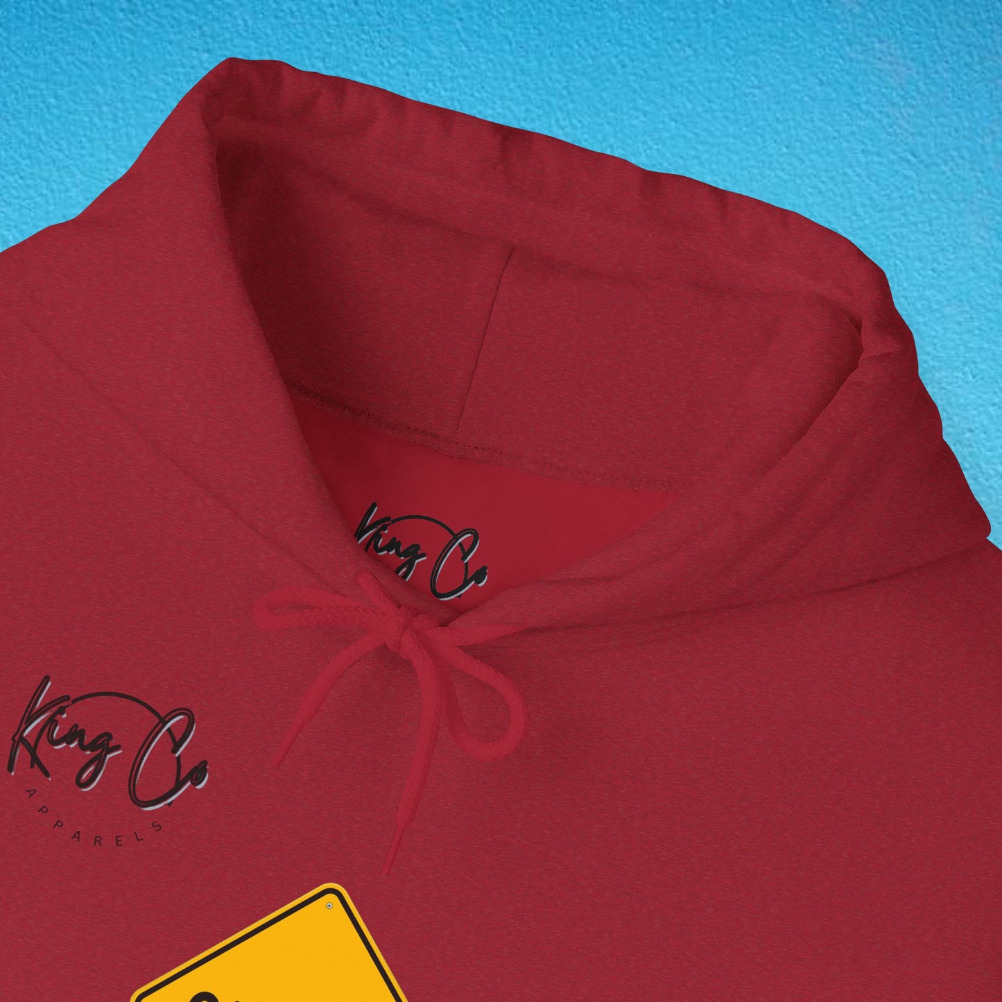 CAUTION "Has Opinions And Isn't Afraid To Use Them.." Unisex Heavy Blend™ Hooded Sweatshirt