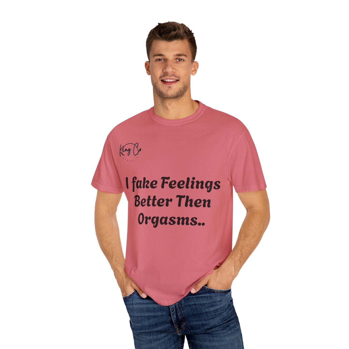 Funny Garment-Dyed T-shirt, Humorous Tee, Gift for Couples, Relaxed Fit, Casual Wear, Statement Shirt, Gift for Him/Her