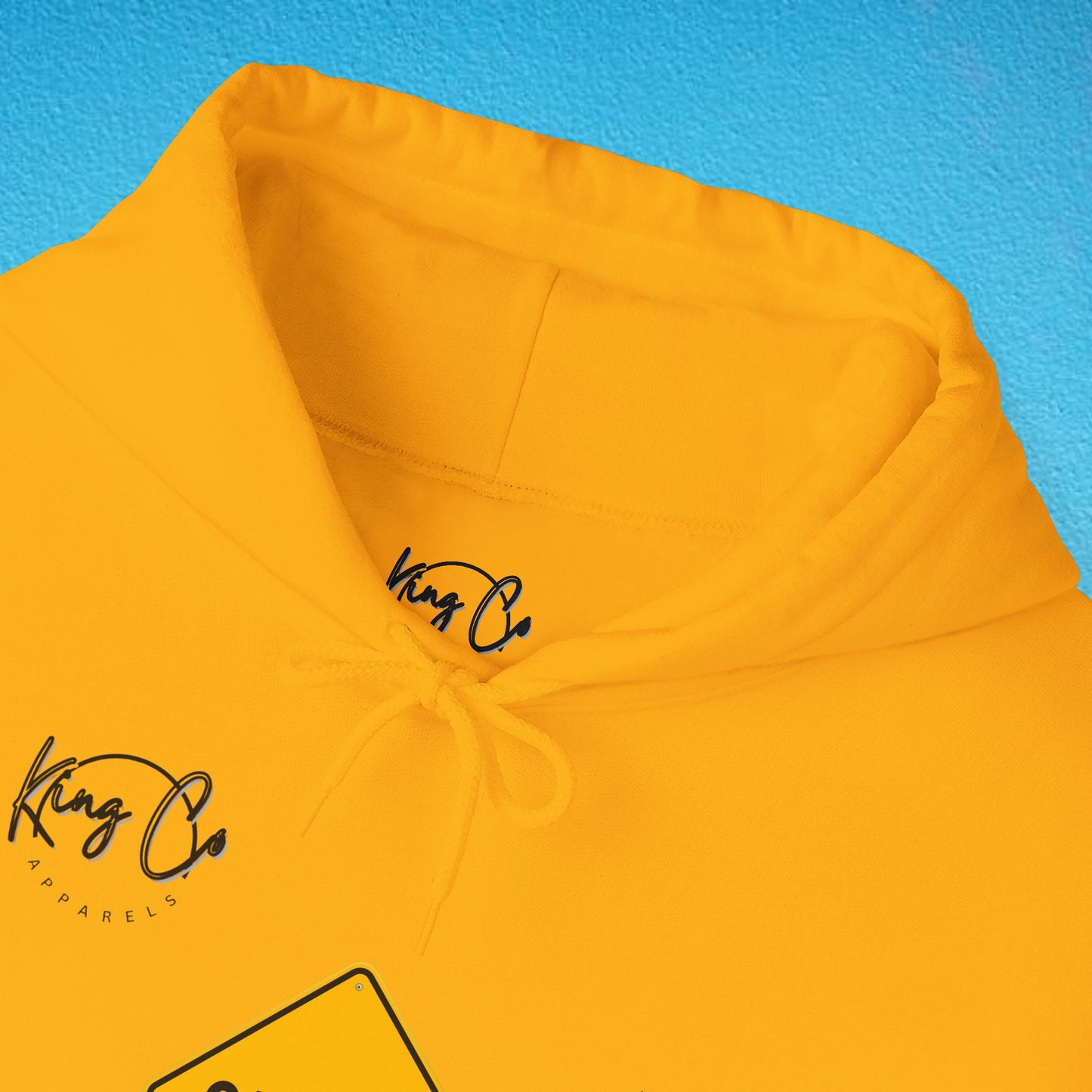 CAUTION "Has Opinions And Isn't Afraid To Use Them.." Unisex Heavy Blend™ Hooded Sweatshirt