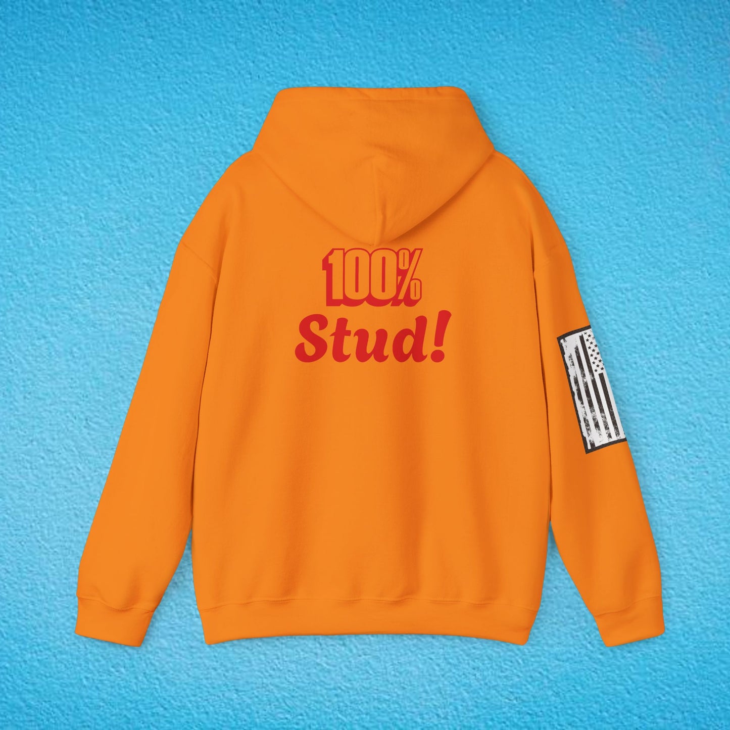 ADVISORY "100% STUD!" Unisex Heavy Blend™ Hooded Sweatshirt