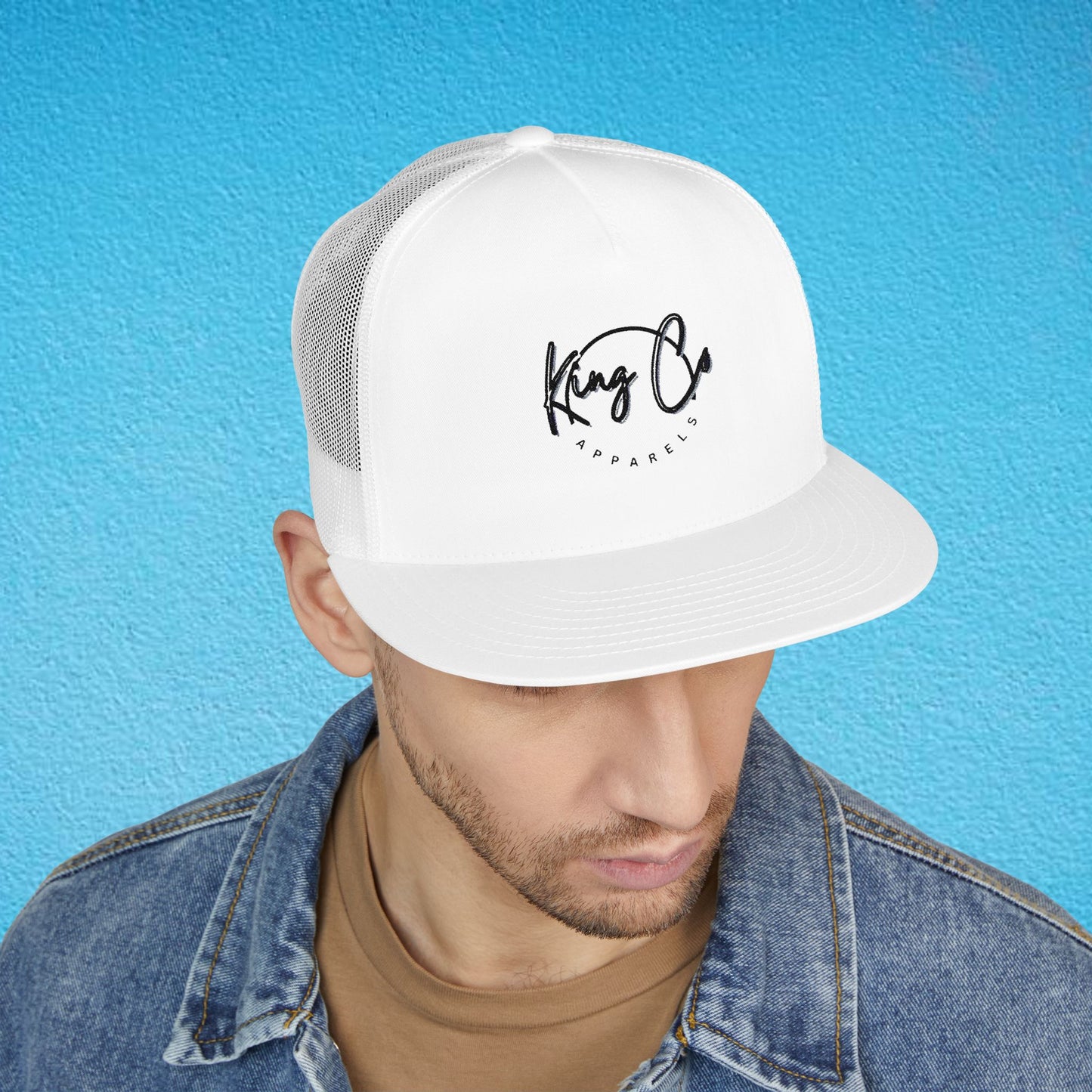 King Co Apparels, Stylish 5 Panel Trucker Cap