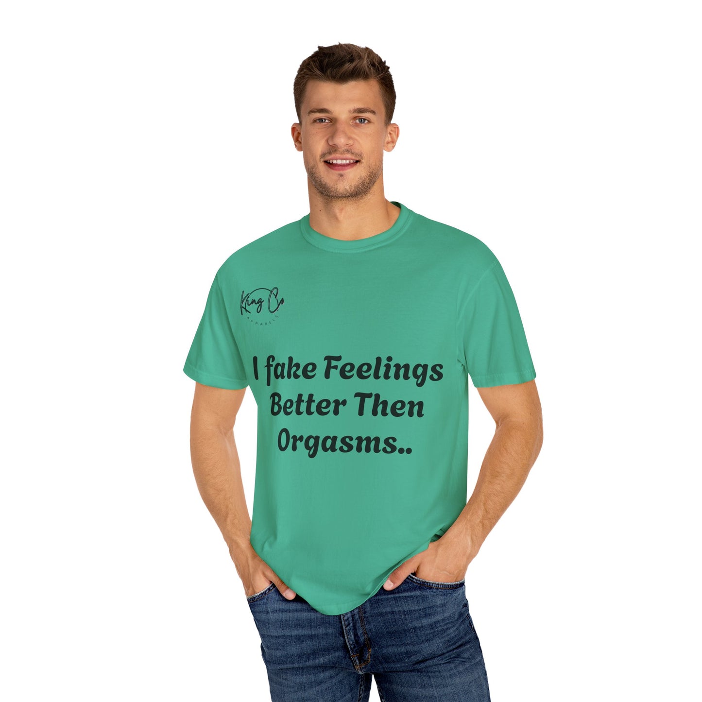 Funny Garment-Dyed T-shirt, Humorous Tee, Gift for Couples, Relaxed Fit, Casual Wear, Statement Shirt, Gift for Him/Her