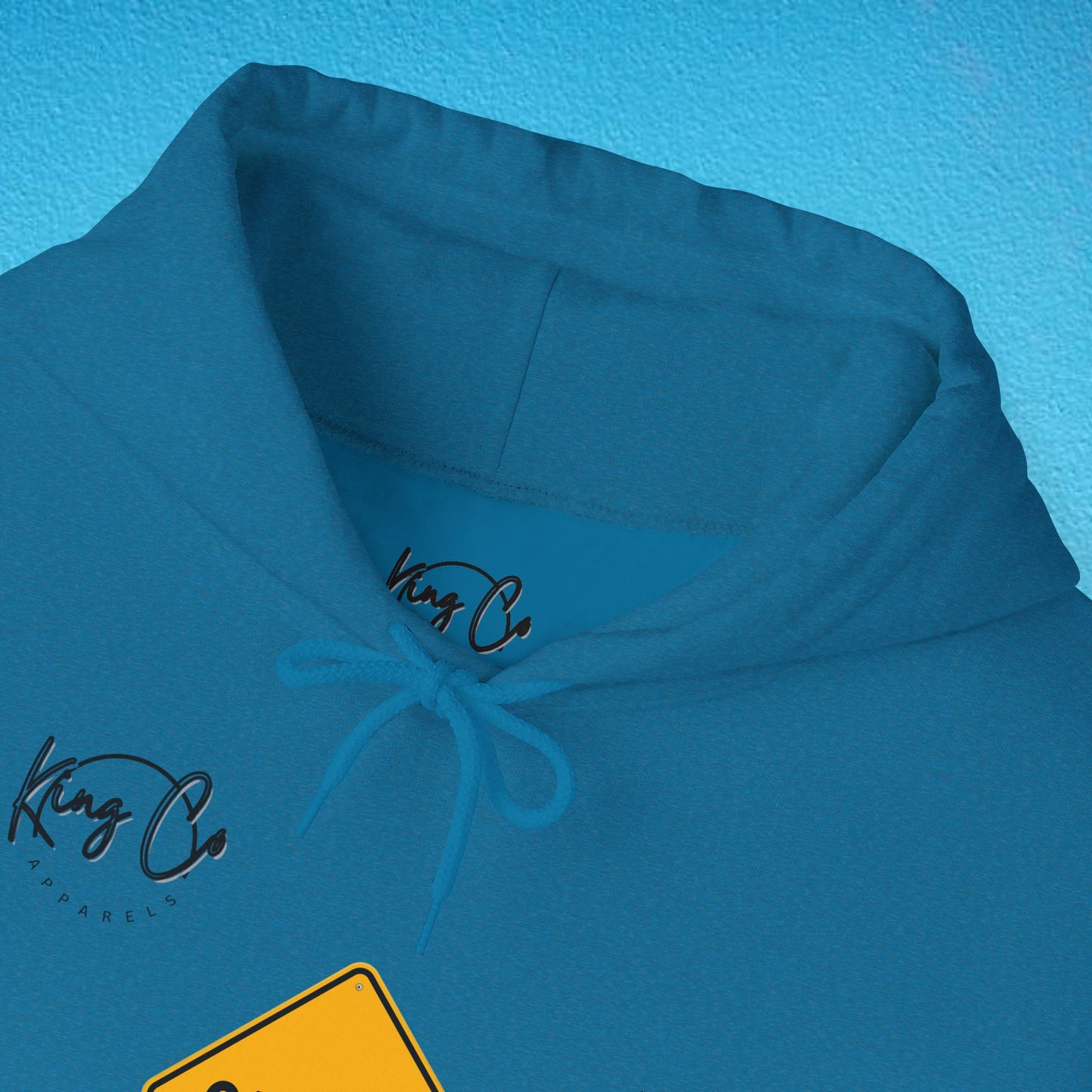 CAUTION "Has Opinions And Isn't Afraid To Use Them.." Unisex Heavy Blend™ Hooded Sweatshirt