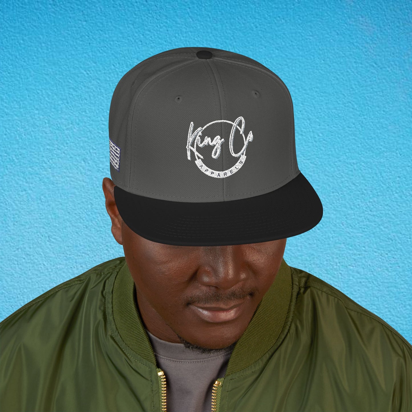 King Co Apparels, Embroidered Snapback Cap