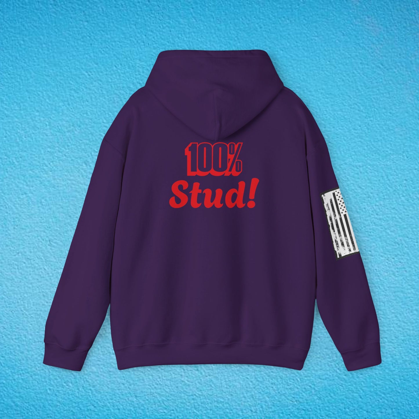 ADVISORY "100% STUD!" Unisex Heavy Blend™ Hooded Sweatshirt