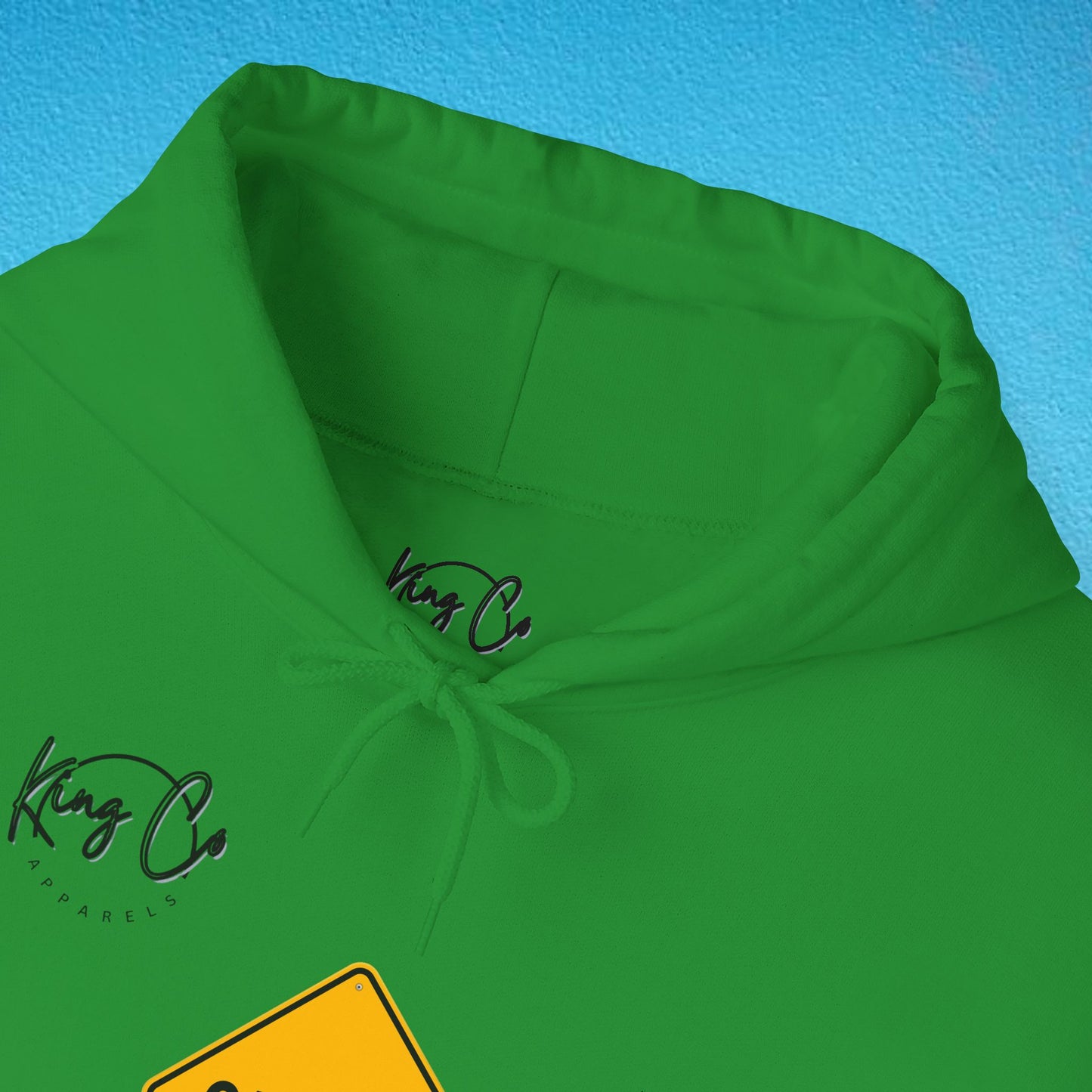 CAUTION "Has Opinions And Isn't Afraid To Use Them.." Unisex Heavy Blend™ Hooded Sweatshirt