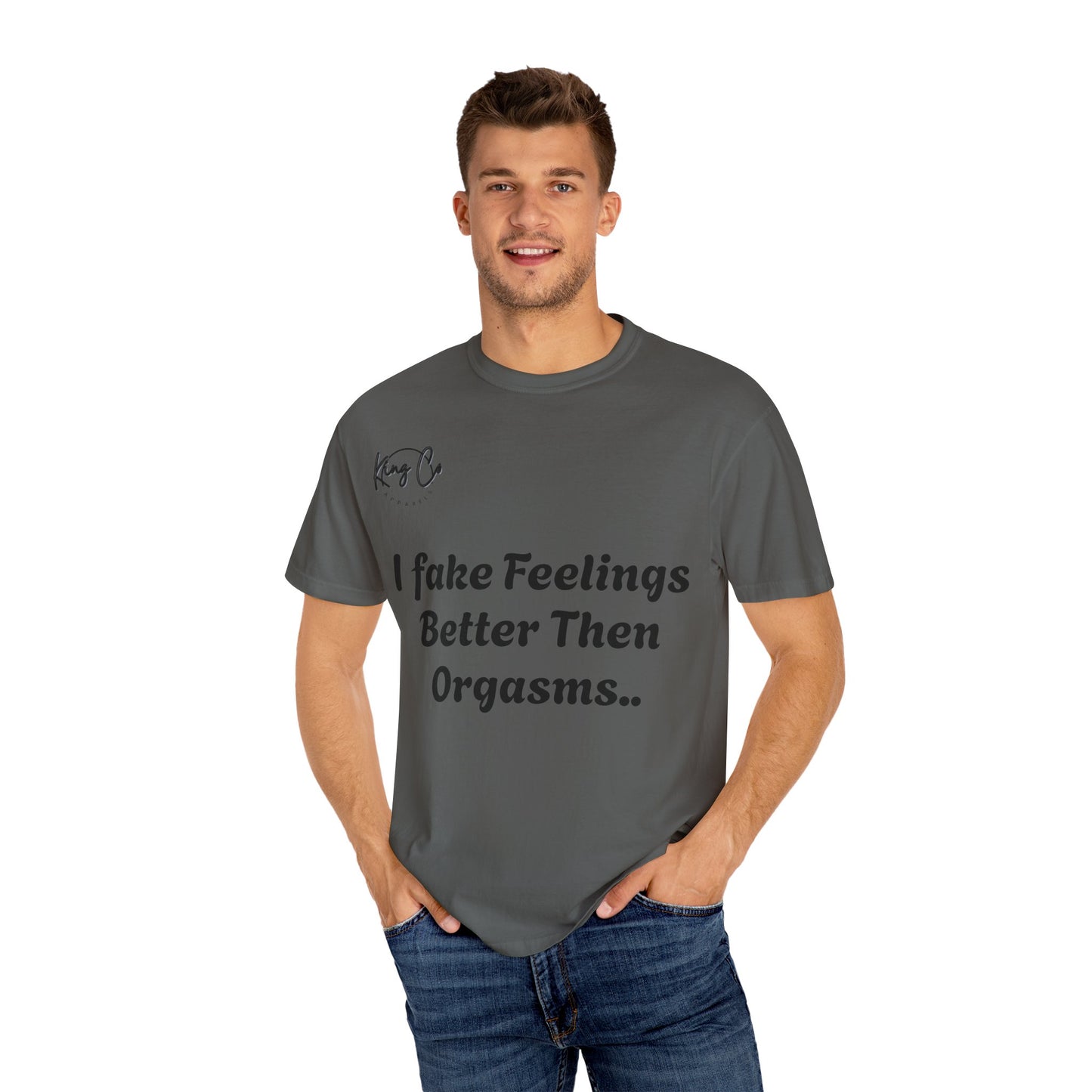 Funny Garment-Dyed T-shirt, Humorous Tee, Gift for Couples, Relaxed Fit, Casual Wear, Statement Shirt, Gift for Him/Her