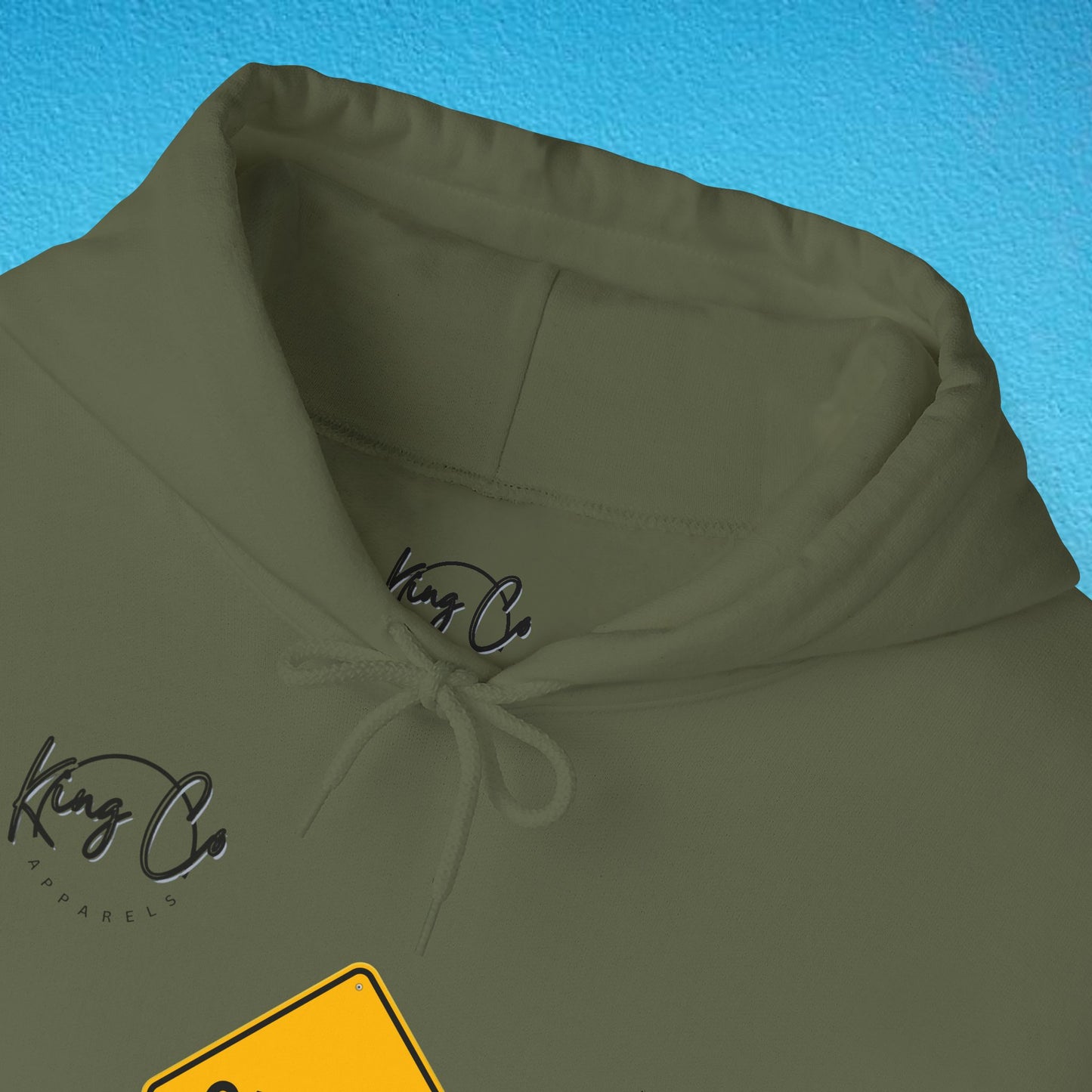 CAUTION "Has Opinions And Isn't Afraid To Use Them.." Unisex Heavy Blend™ Hooded Sweatshirt