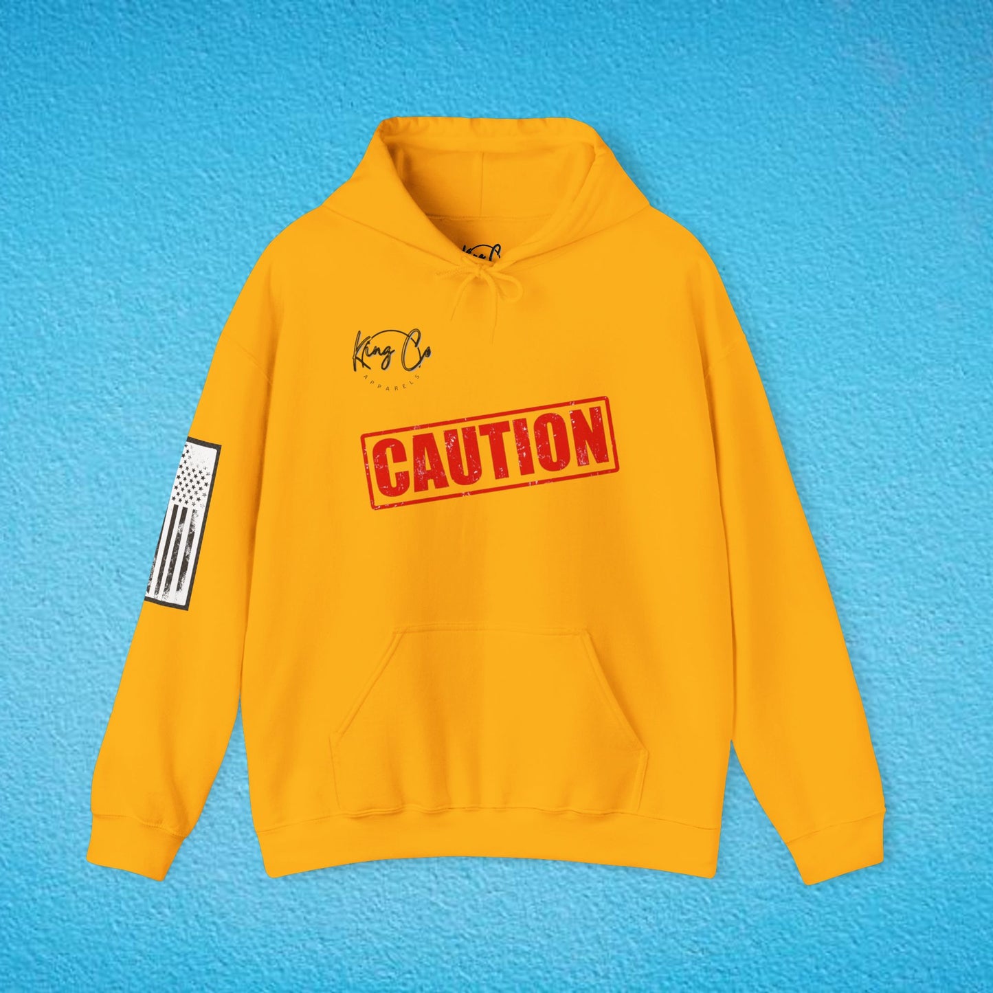 CAUTION "Do Not Engage Without Snacks.." Unisex Heavy Blend™ Hooded Sweatshirt