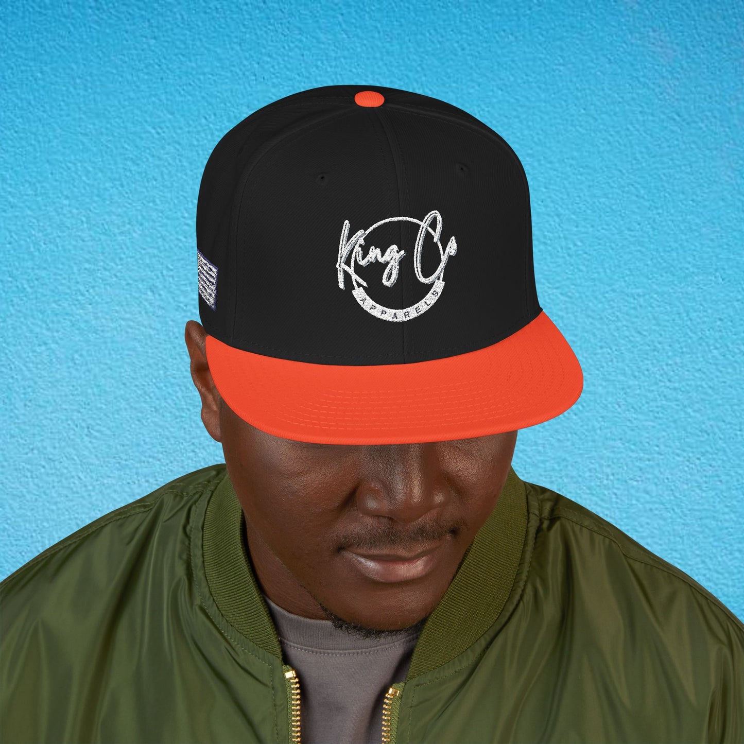 King Co Apparels, Embroidered Snapback Cap