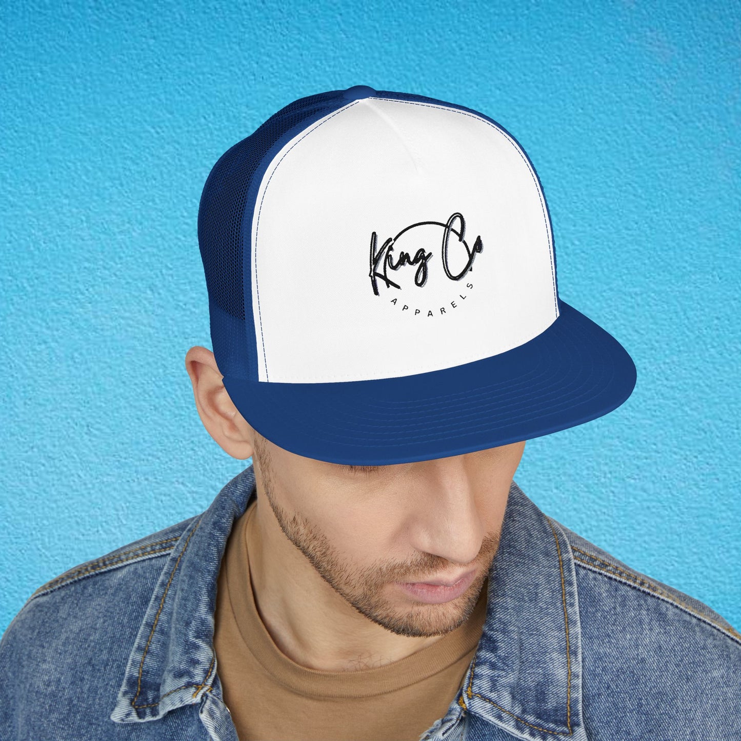 King Co Apparels, Stylish 5 Panel Trucker Cap