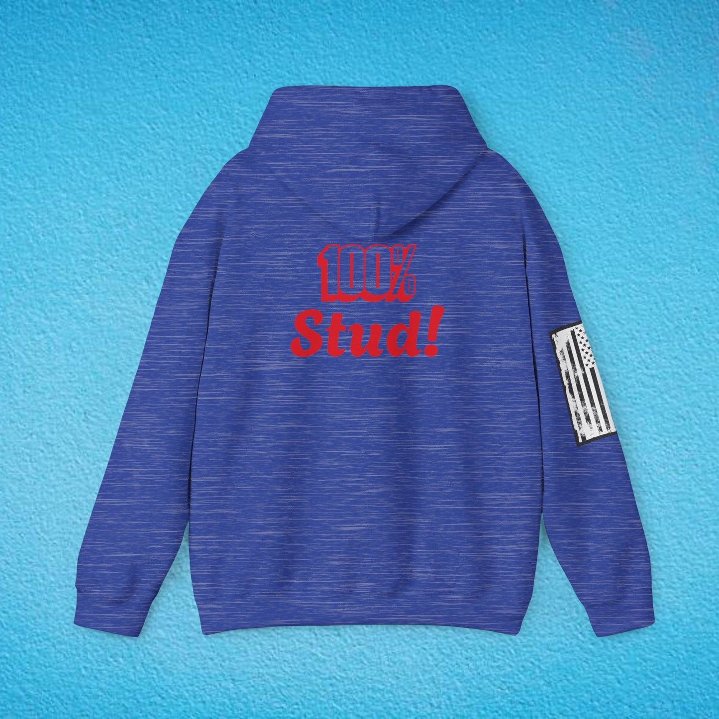 ADVISORY "100% STUD!" Unisex Heavy Blend™ Hooded Sweatshirt