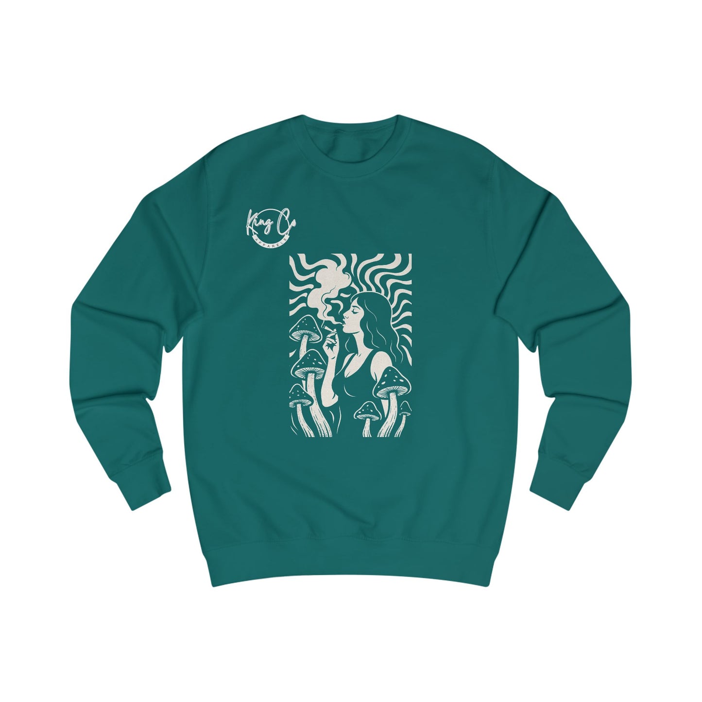KingCoApparels "Bohemian Mushroom Goddess" Classic Unisex Sweatshirt™
