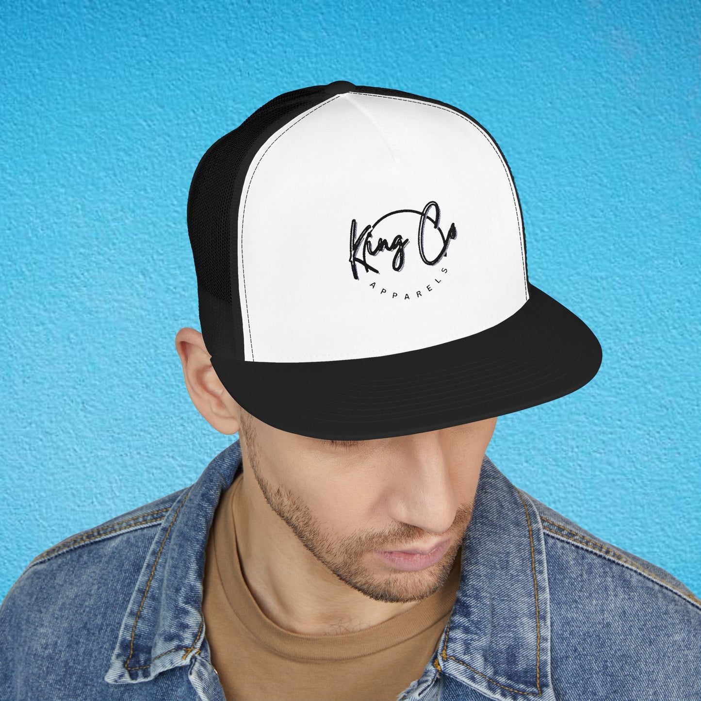 King Co Apparels, Stylish 5 Panel Trucker Cap