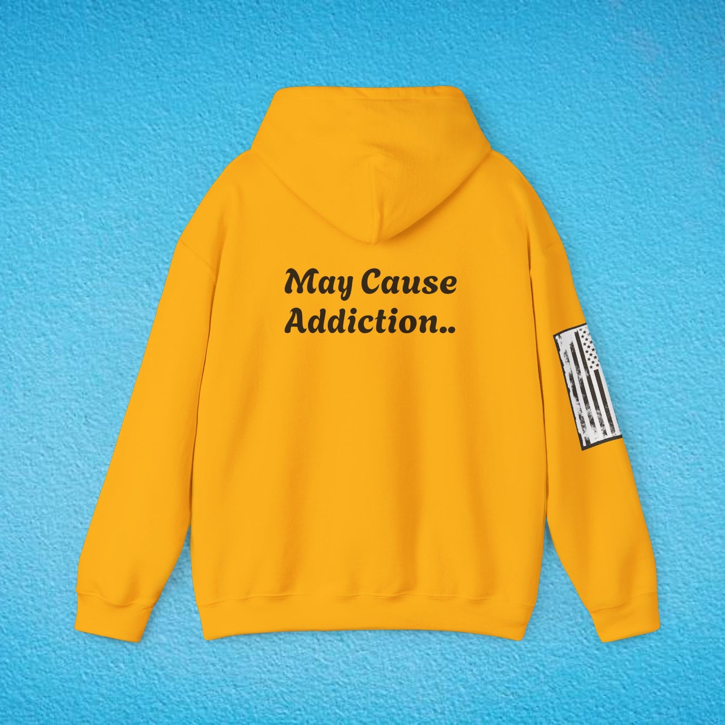 WARNING "May Cause Addiction.." Unisex Heavy Blend™ Hooded Sweatshirt