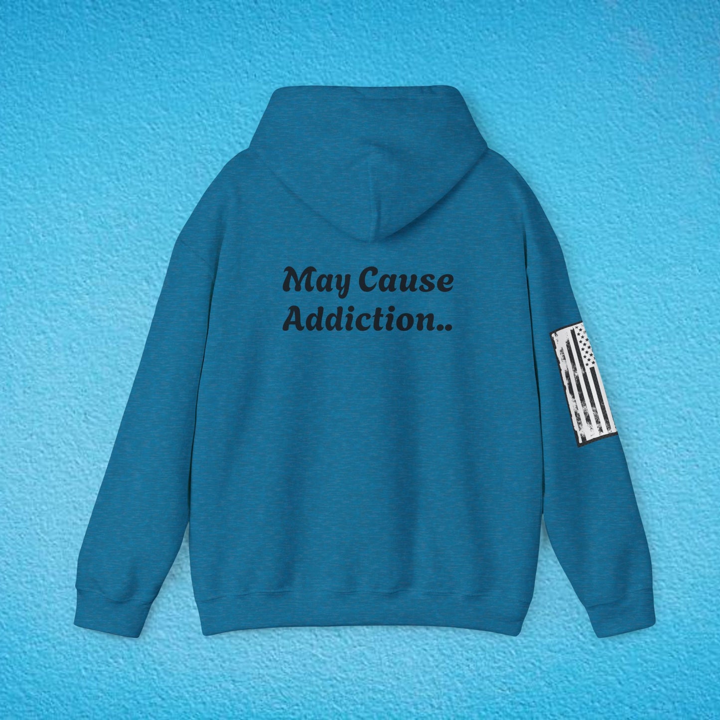 WARNING "May Cause Addiction.." Unisex Heavy Blend™ Hooded Sweatshirt