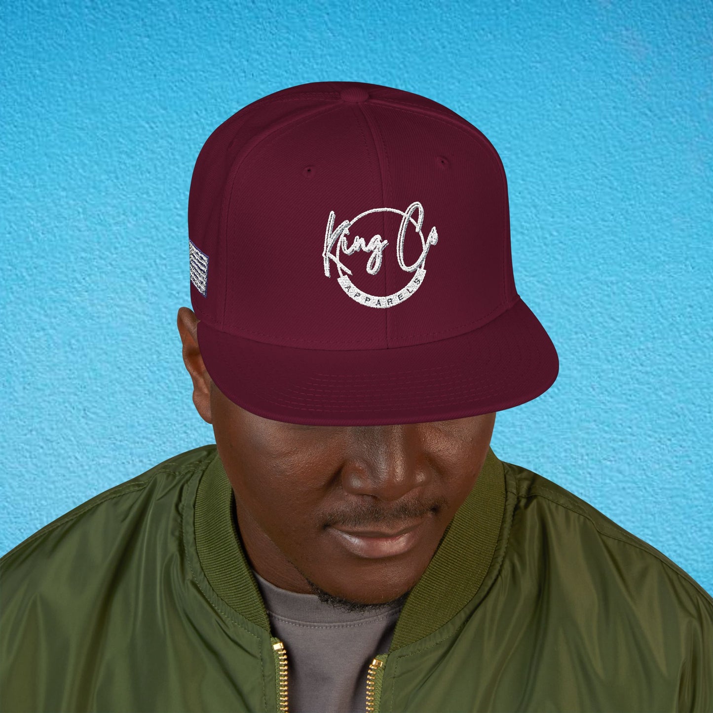 King Co Apparels, Embroidered Snapback Cap