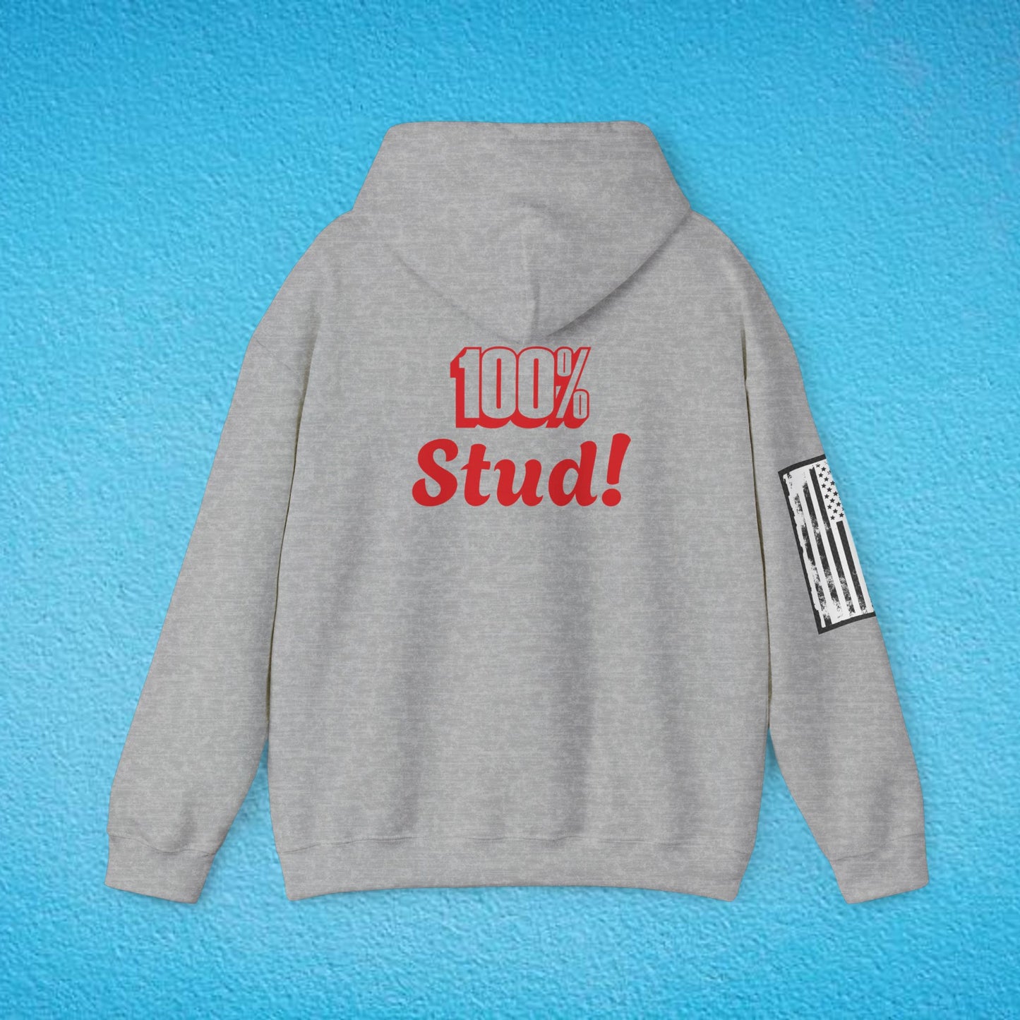 ADVISORY "100% STUD!" Unisex Heavy Blend™ Hooded Sweatshirt