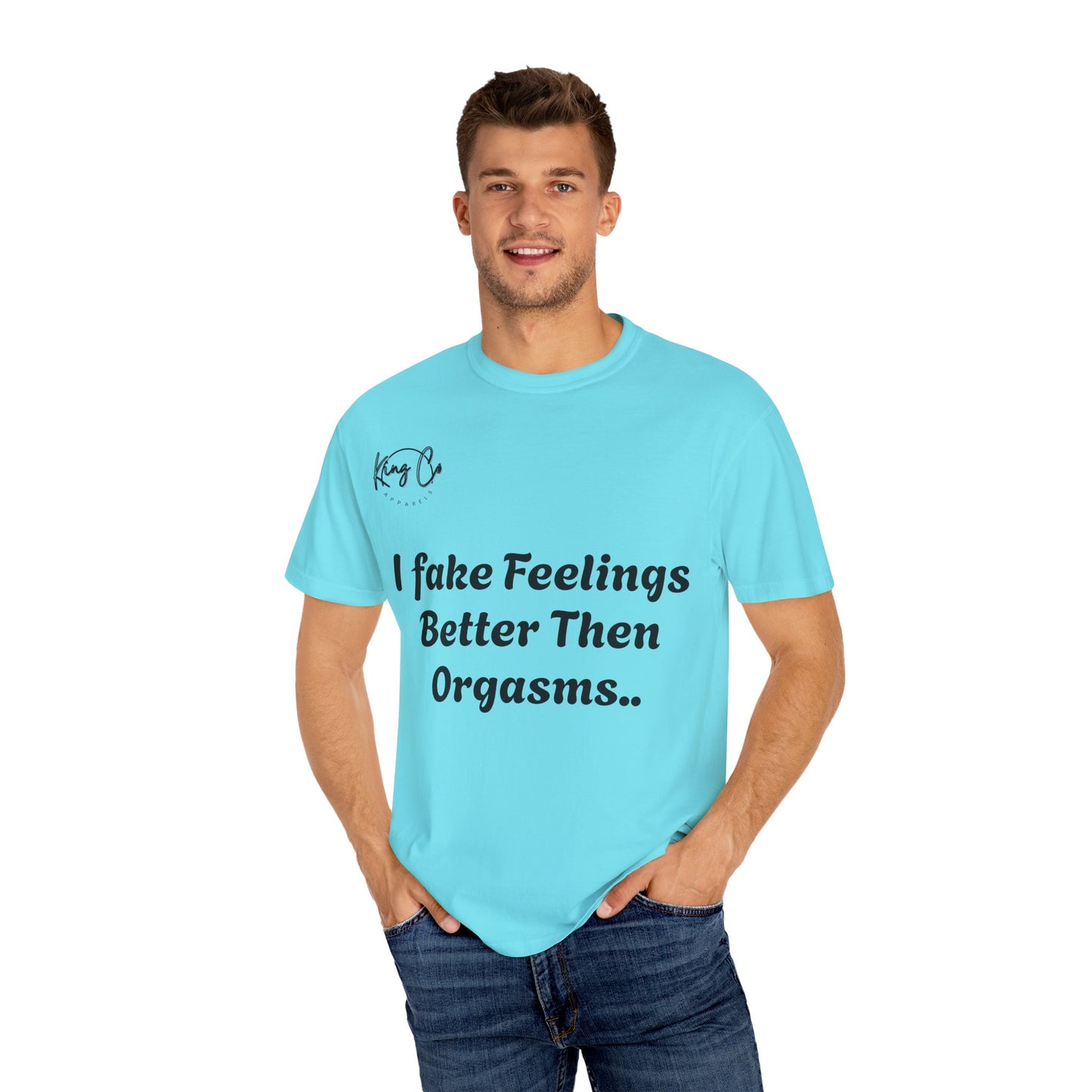 Funny Garment-Dyed T-shirt, Humorous Tee, Gift for Couples, Relaxed Fit, Casual Wear, Statement Shirt, Gift for Him/Her