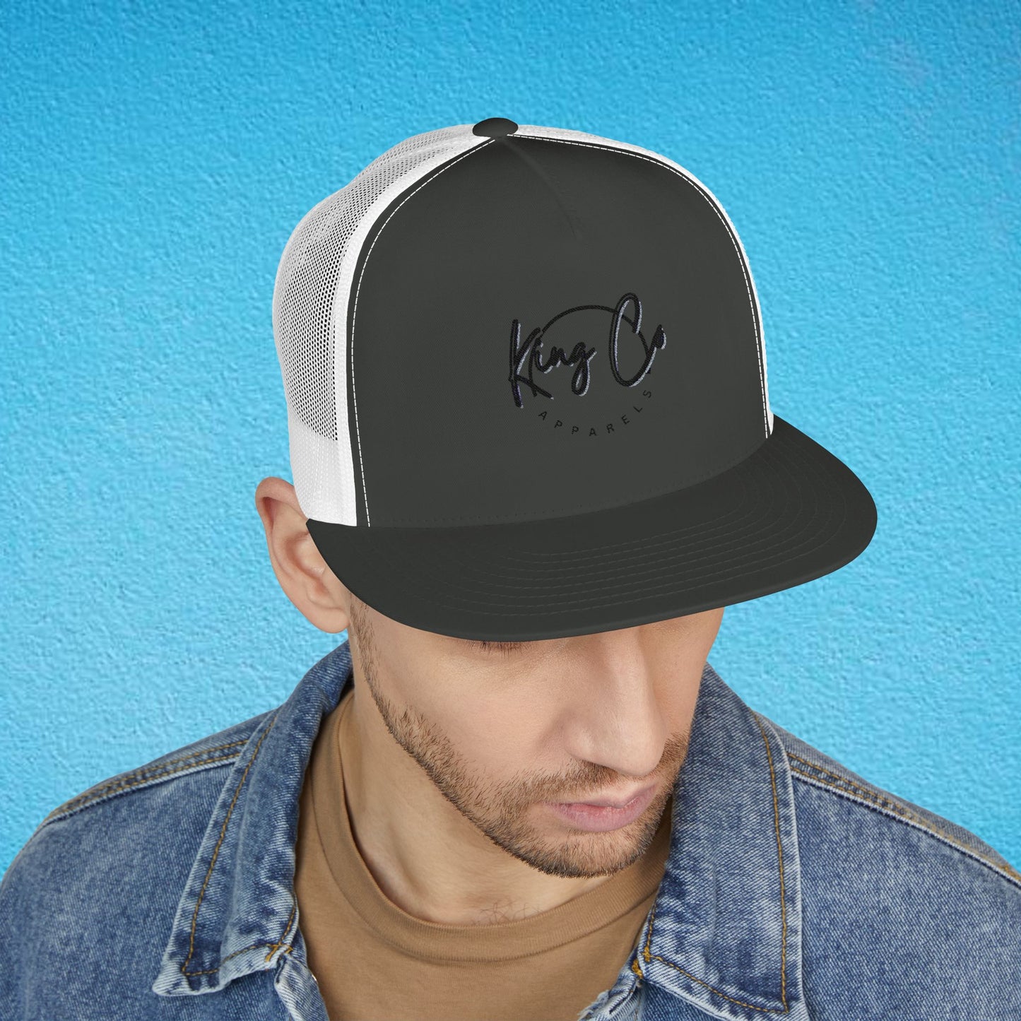 King Co Apparels, Stylish 5 Panel Trucker Cap