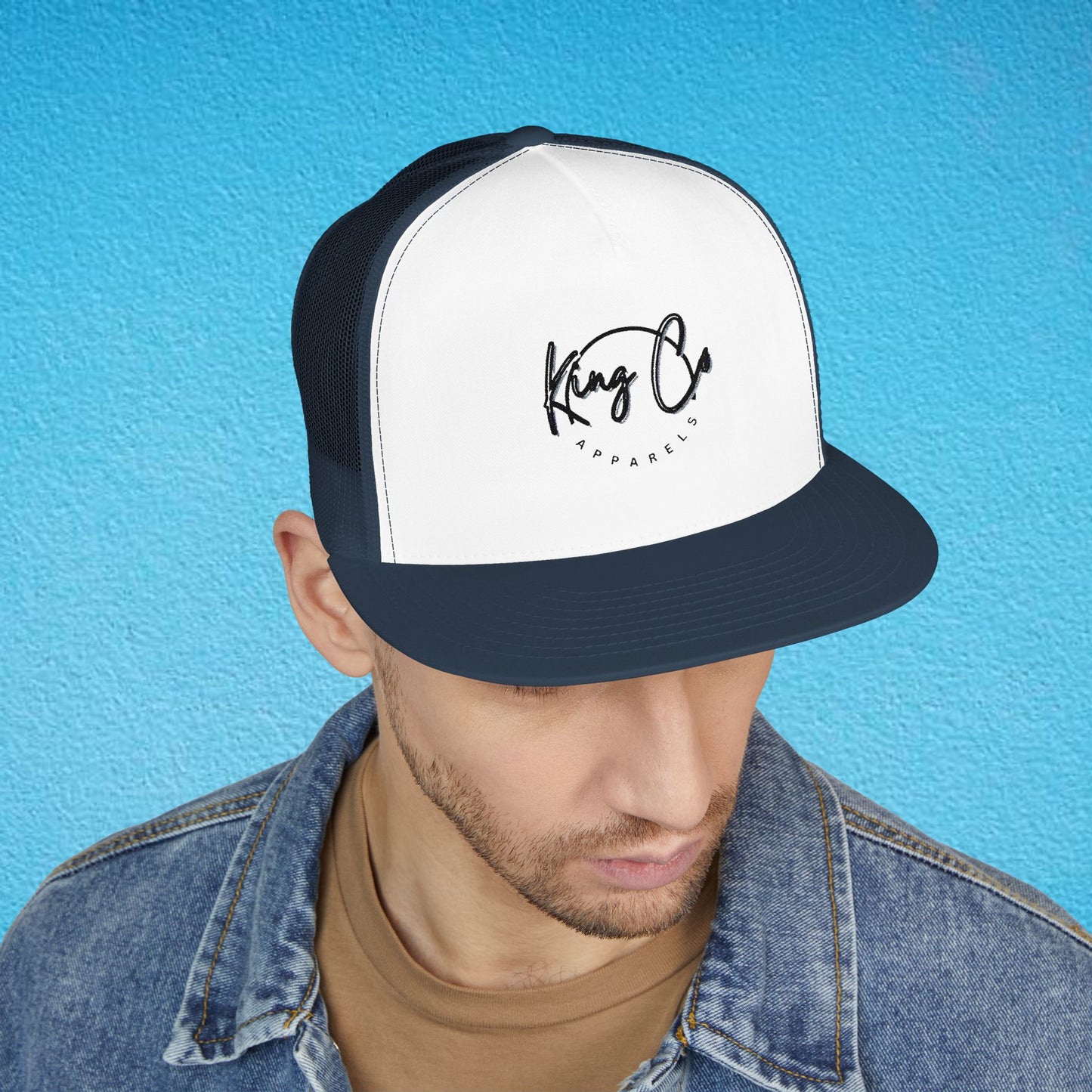 King Co Apparels, Stylish 5 Panel Trucker Cap
