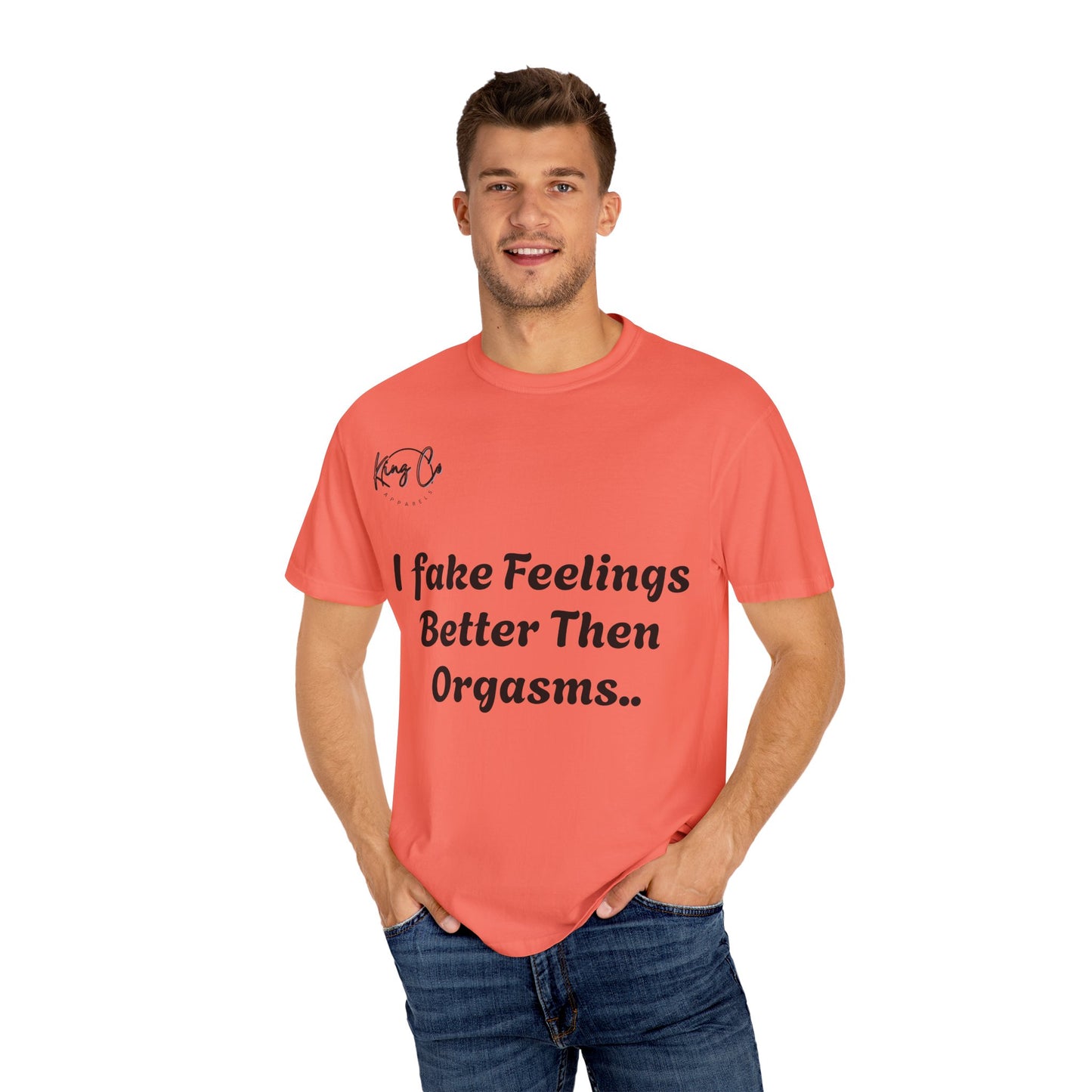 Funny Garment-Dyed T-shirt, Humorous Tee, Gift for Couples, Relaxed Fit, Casual Wear, Statement Shirt, Gift for Him/Her
