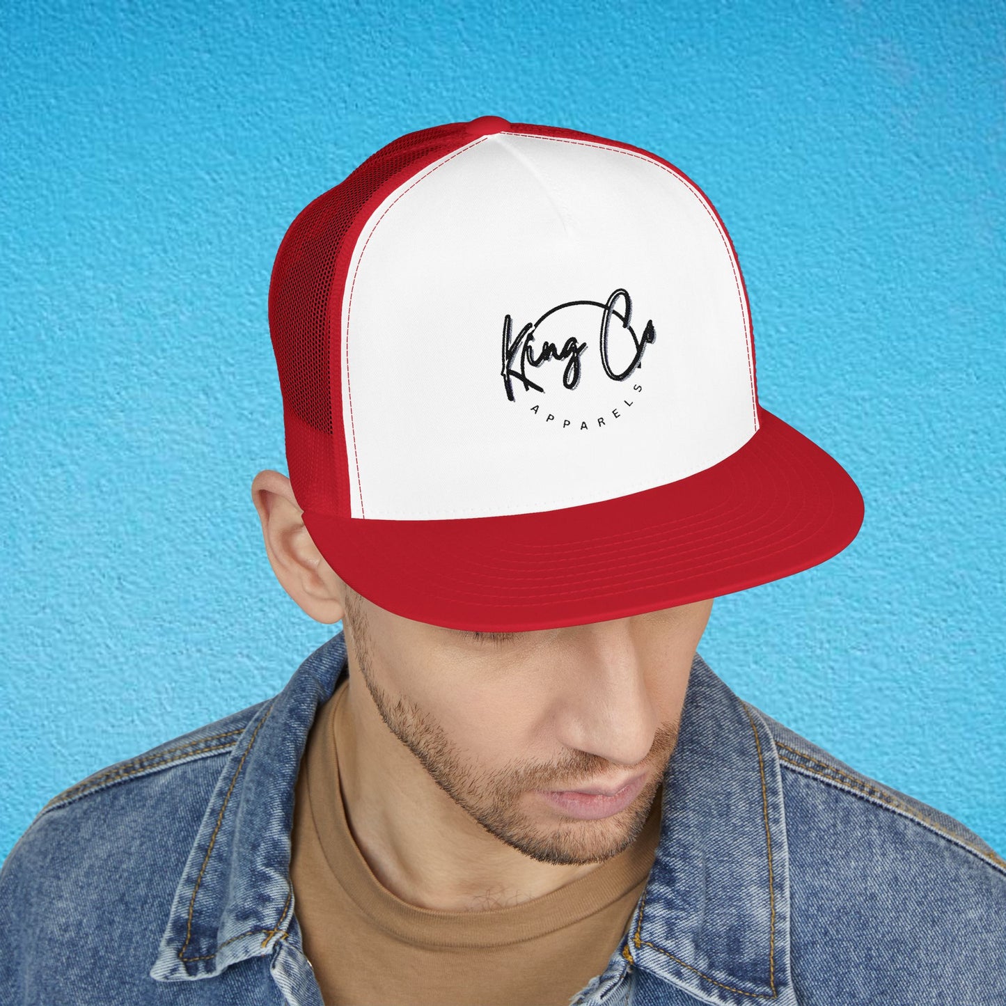 King Co Apparels, Stylish 5 Panel Trucker Cap