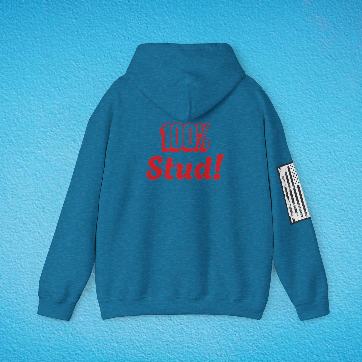 ADVISORY "100% STUD!" Unisex Heavy Blend™ Hooded Sweatshirt