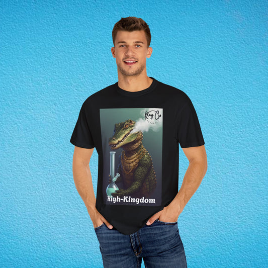 KingCoApparels, High-Kingdom "Crocodile" Unisex Garment-Dyed T-shirt
