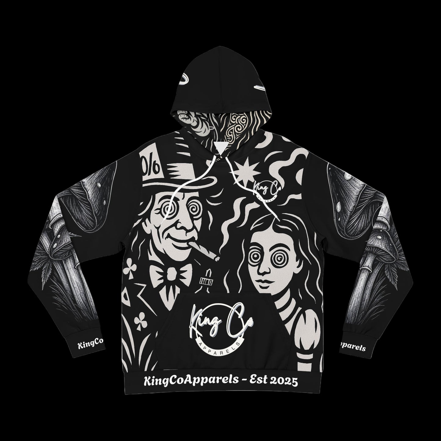 KingCoApparels "Trip In Wonderland" Unisex Medium Blend™ Hooded Sweatshirt