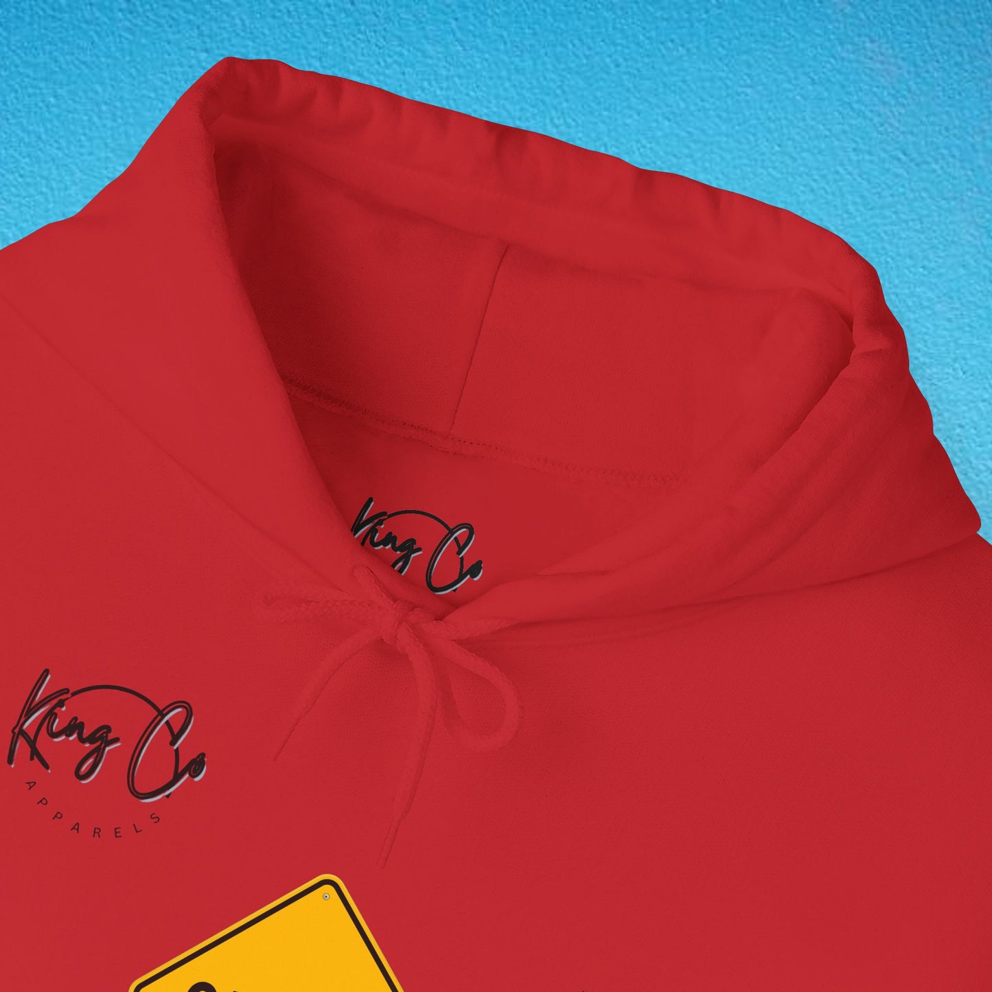 CAUTION "Has Opinions And Isn't Afraid To Use Them.." Unisex Heavy Blend™ Hooded Sweatshirt